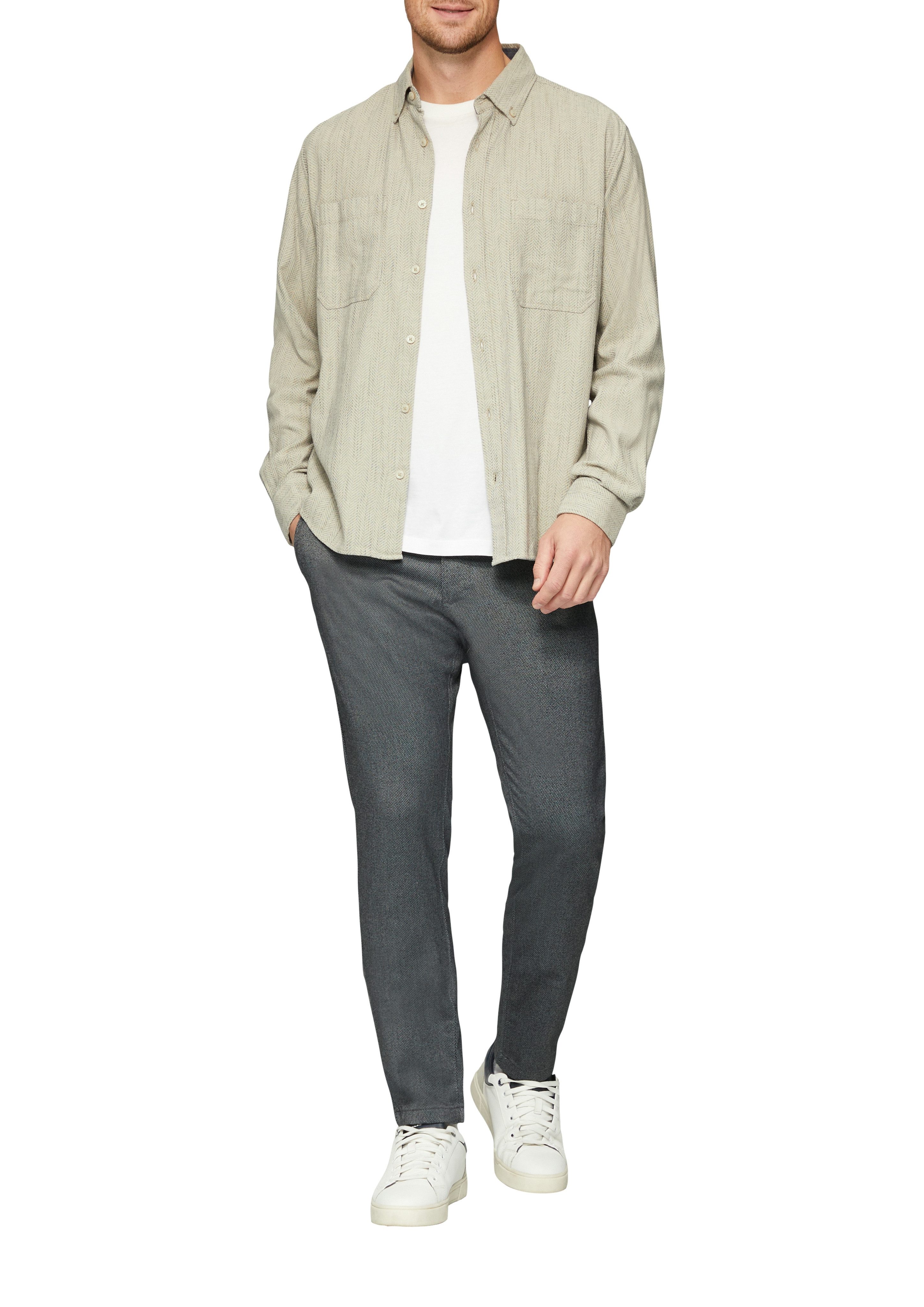 s.Oliver Chinohose mit Webstruktur günstig online kaufen