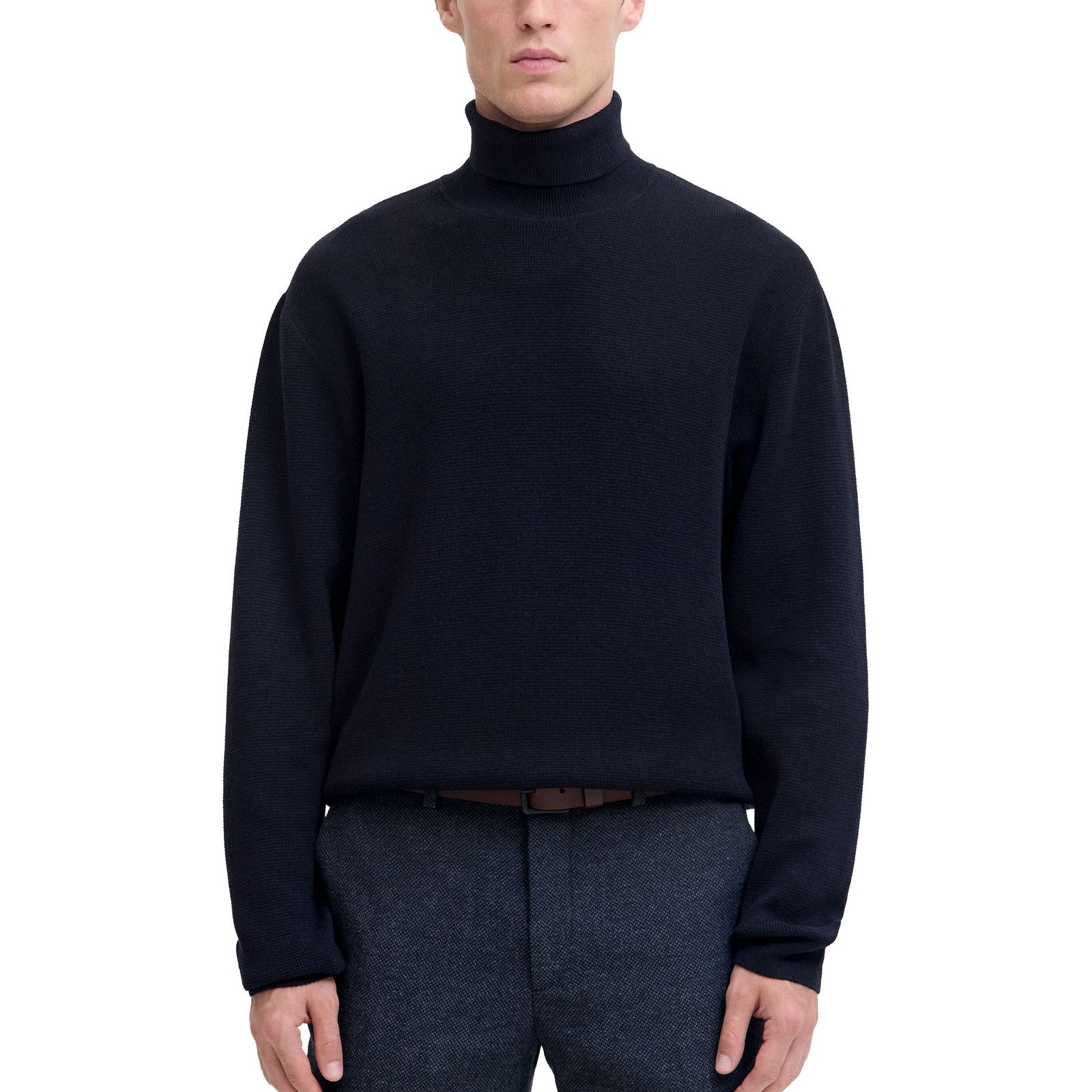 Jack & Jones Strickpullover Milano Stitch Knit Roll Neck mit Rollkragen günstig online kaufen