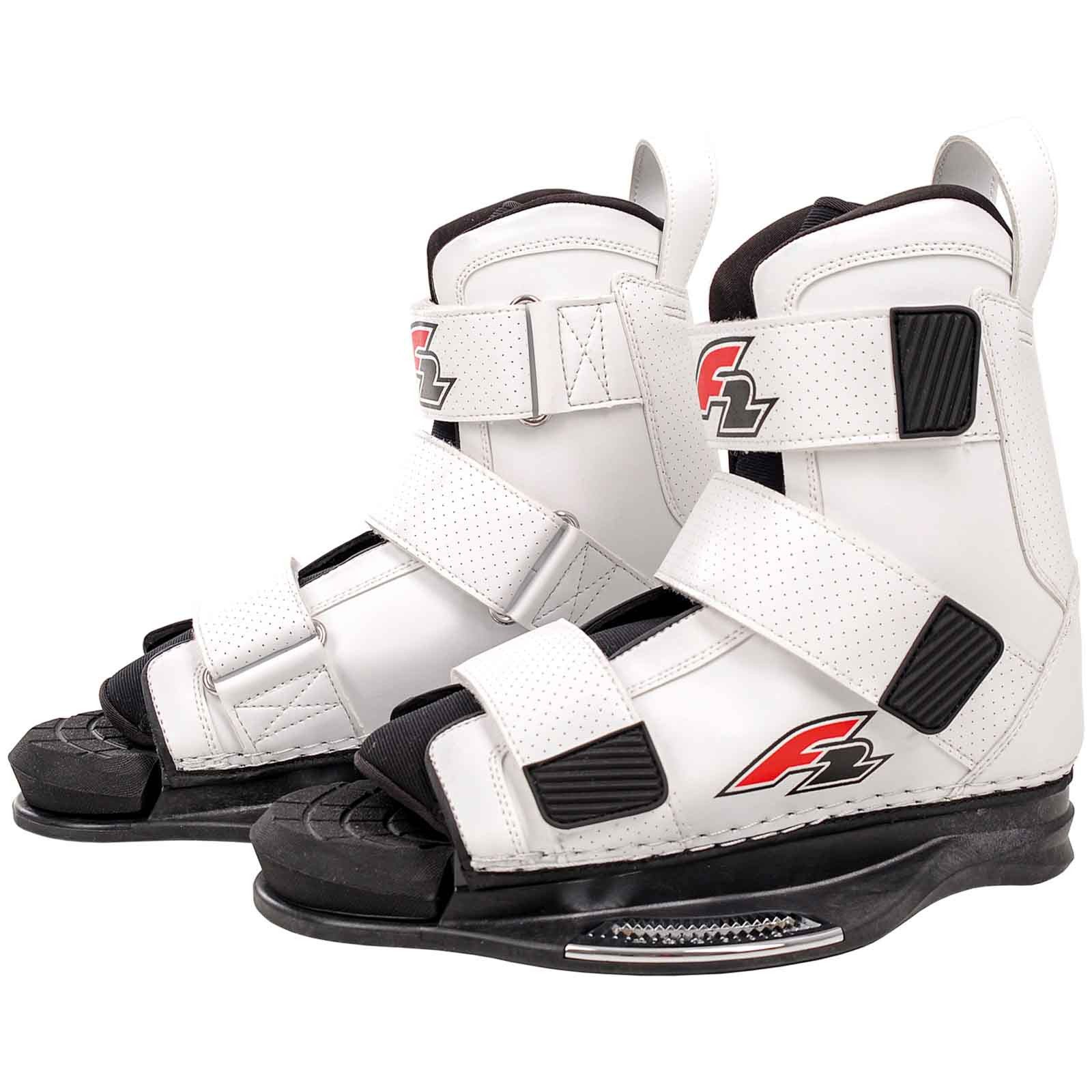 F2 Wakeboardbindung F2 Wake Bindung Team Boot Binding L/XL Weiss