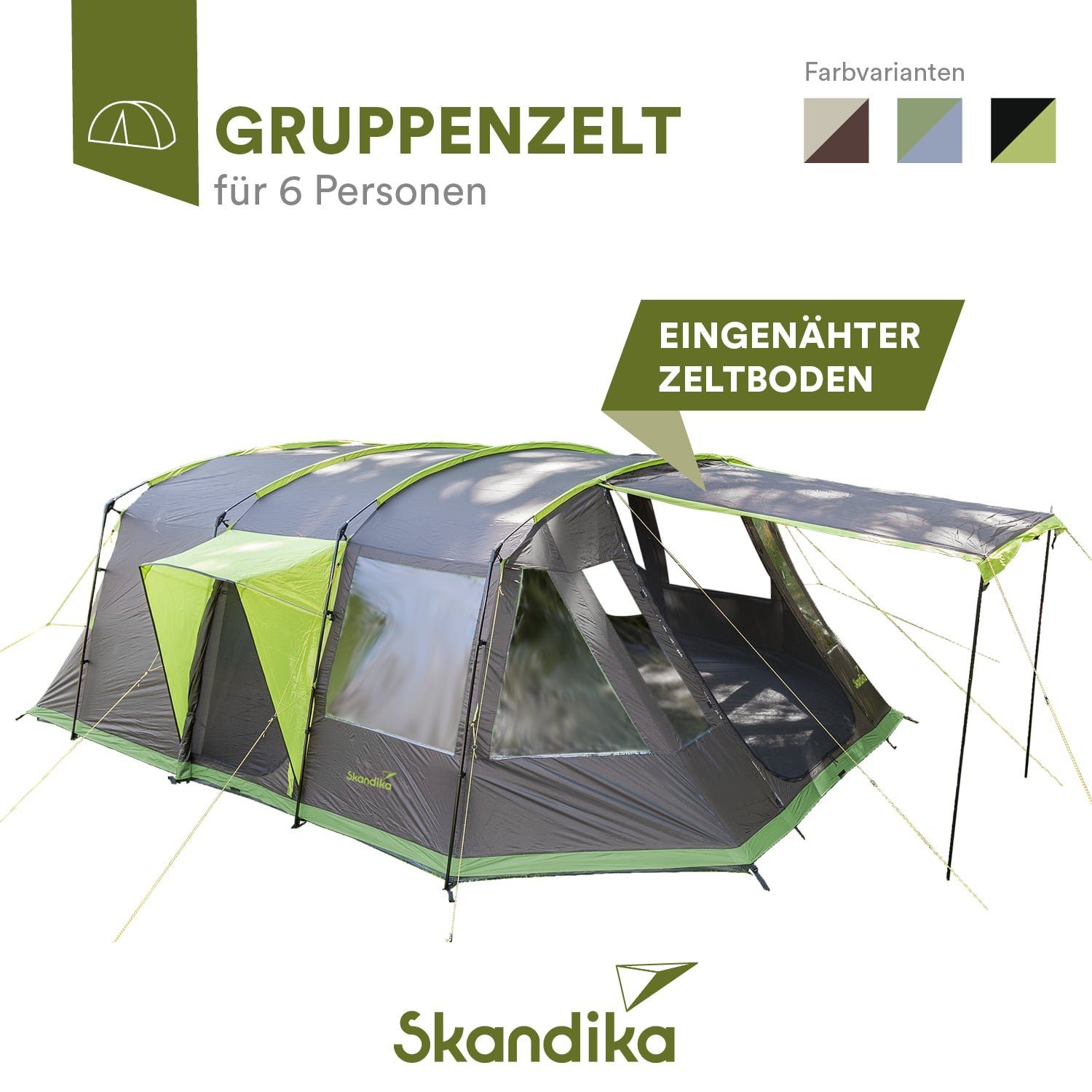 Skandika Tunnelzelt Nordland 6 Campingzelt mit günstig online kaufen