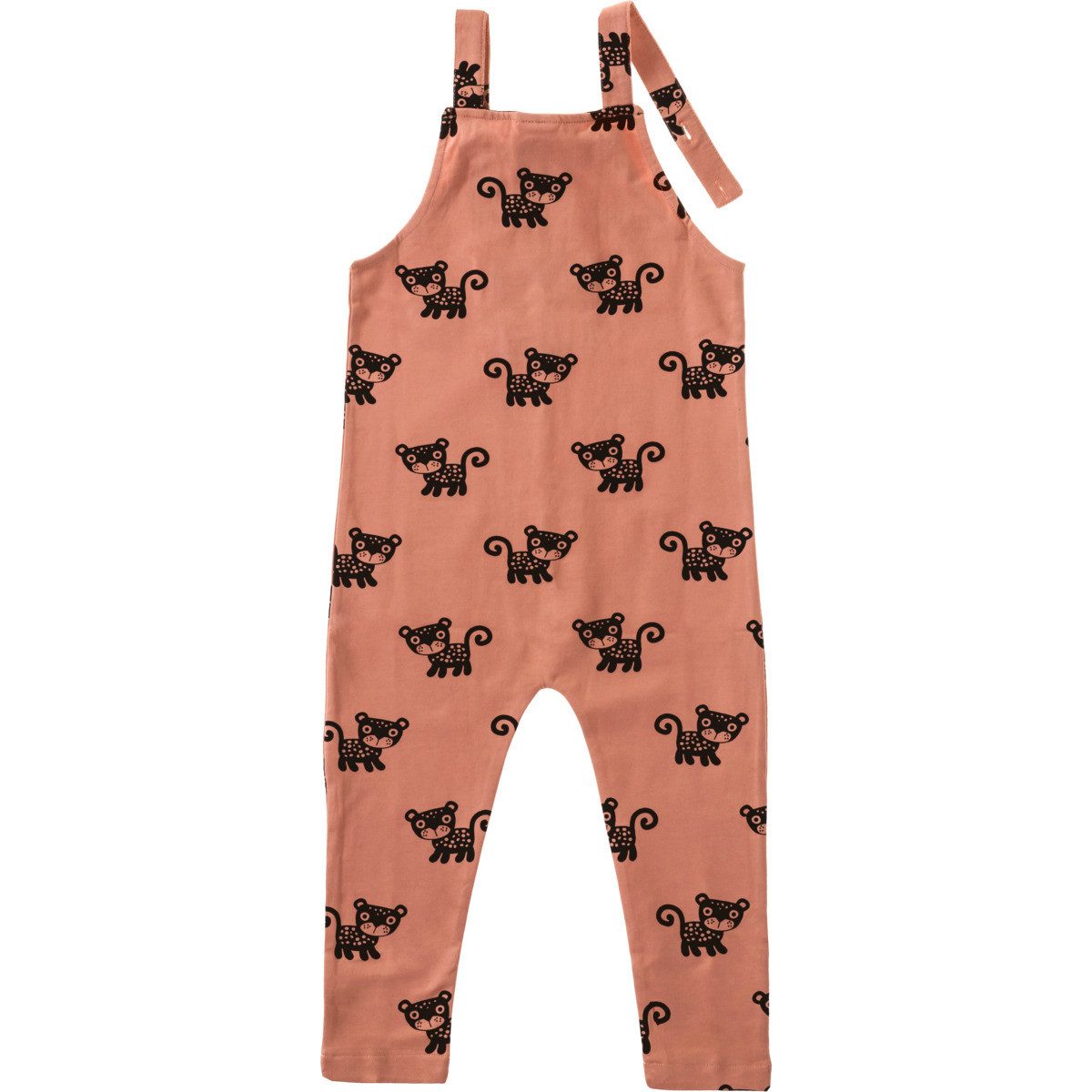 Turtledove London Latzhose Leopard Unisex Kinder (1-tlg) Hose, Latz, Trägerhose, Overall, Jumpsuit