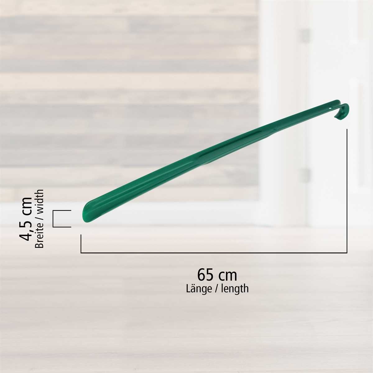 Lantelme Schuhlöffel 3 Stück Set 65 cm Kunststoff Schuhanzieher stabil Schuhanziehhilfe, Farbe Wählbar, Hergestellt in Deutschland, sehr Stabil, Rückenschonend