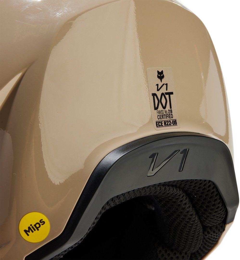 Fox Racing Motocrosshelm V1 Solid Motocross Helm, ECE 22.06