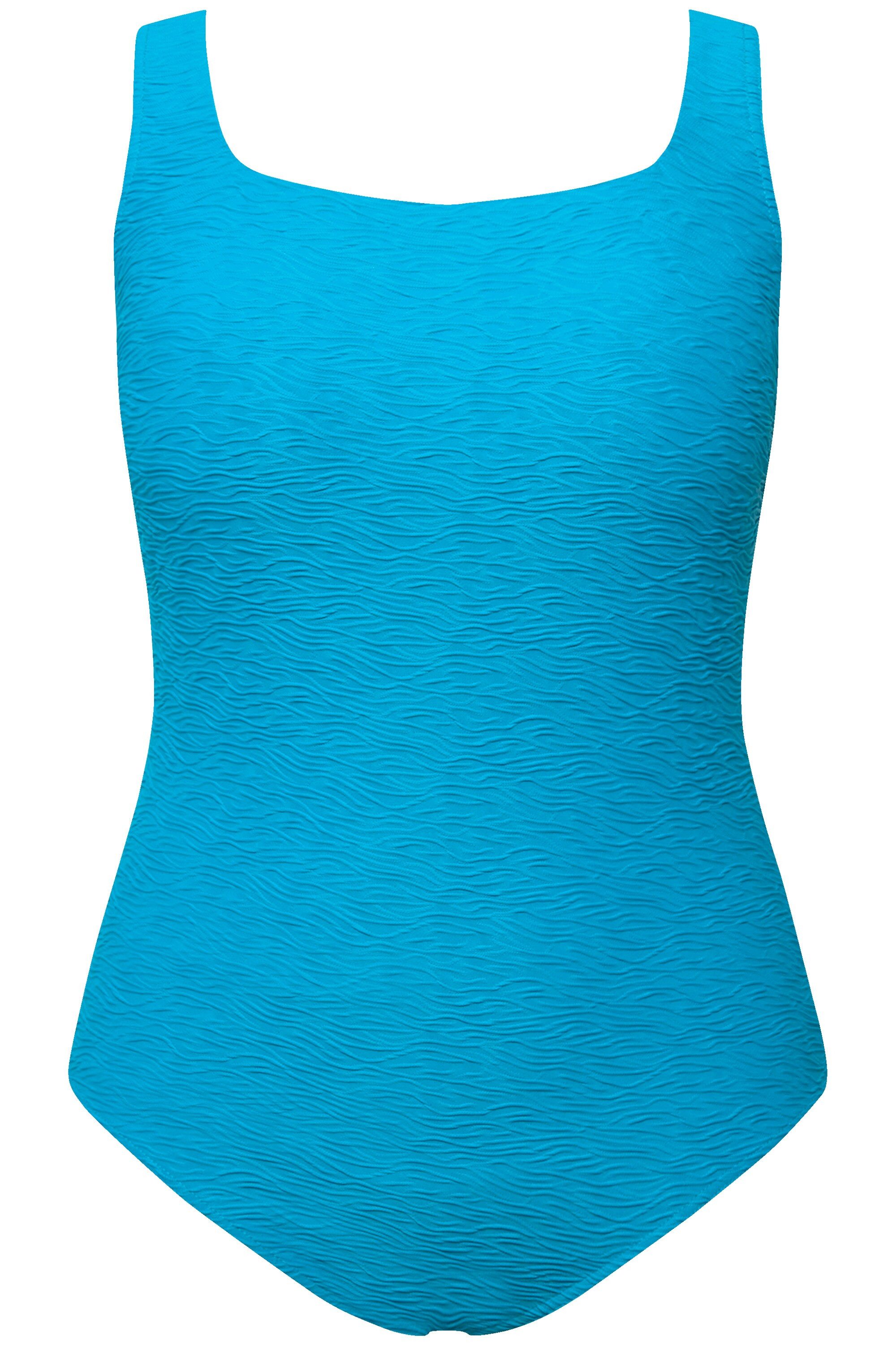 Ulla Popken Badeanzug Badeanzug Wellenstruktur Softcups günstig online kaufen