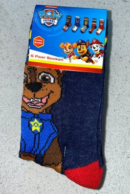 PAW PATROL Kniestrümpfe 10x PAW PATROL SOCKEN KINDERSTRÜMPFE für JUNGEN SET 10 Paar Jungensocken Gr.23/26 27/30 30/31