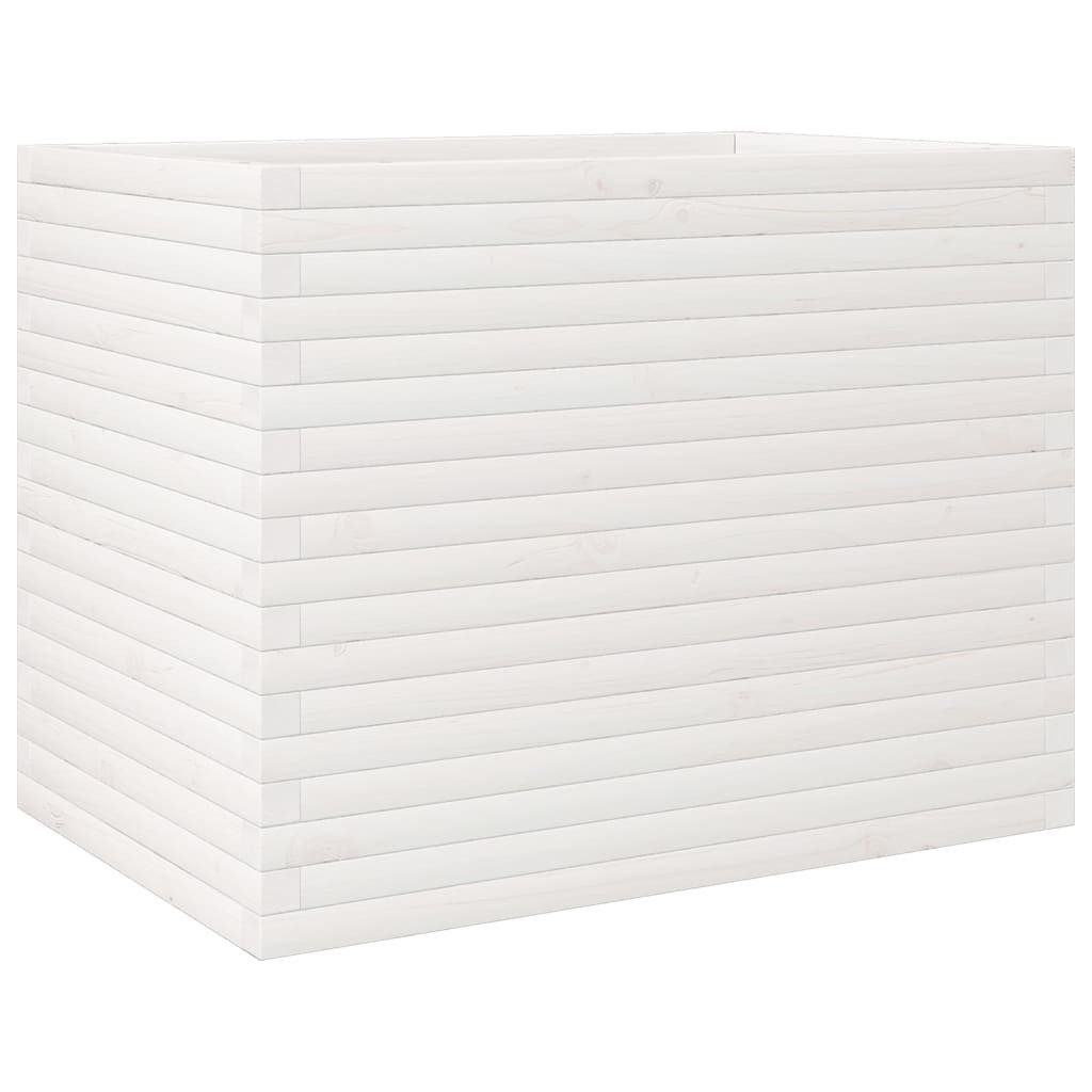 vidaXL Blumentopf Pflanzkübel Weiß 90x60x68,5 cm günstig online kaufen