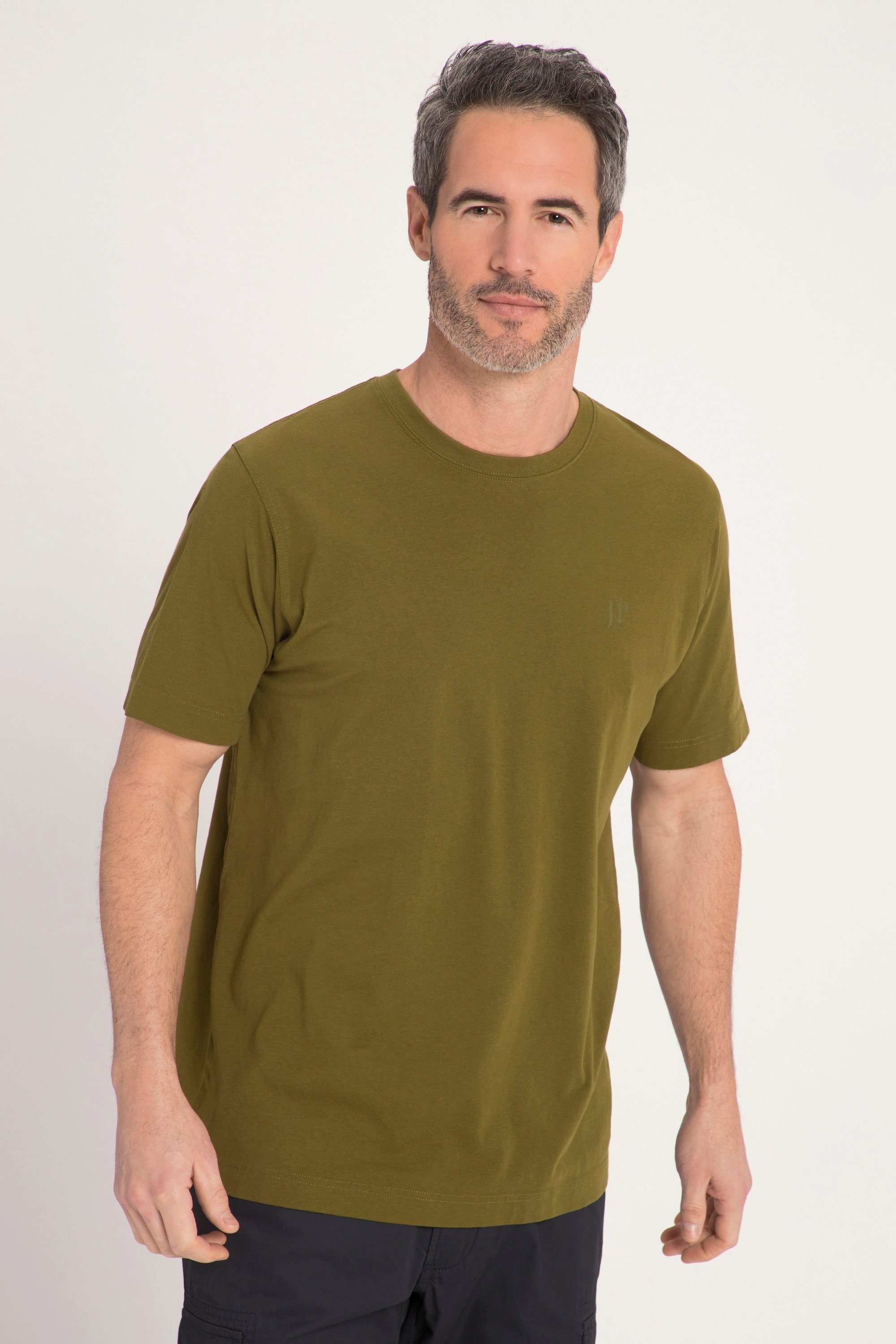 (2-tlg) bis JP1880 8XL Rundhals 2er-Pack grün T-Shirts T-Shirt Basic