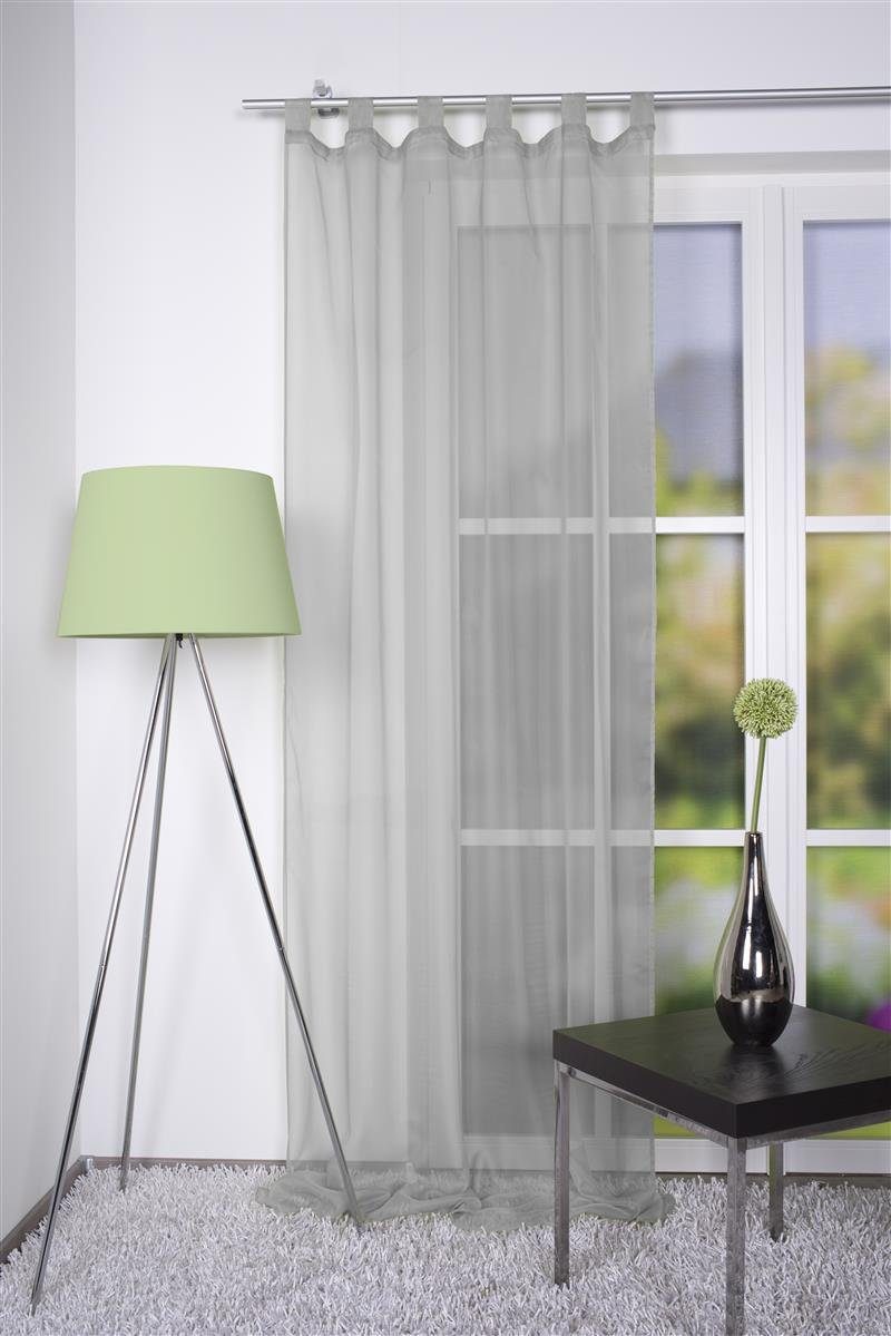 Vorhang GRACE, Home Basics, Schlaufen (1 St), transparent, Voile, HxB:  245x120 | Fertiggardinen