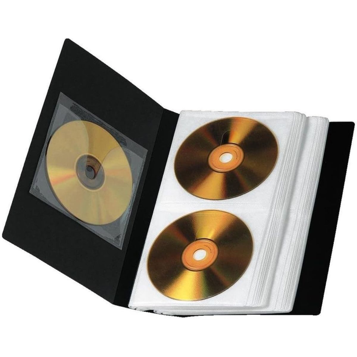 Hama CD-Player Tasche 10x CD-Hüllen selbstklebend Transparent (Spar-Set, 10-tlg., 10er Pack), CD-Taschen Schutz-Hülle zum Einkleben für CD DVD Blu-Ray Disc – Bild 2 von 3