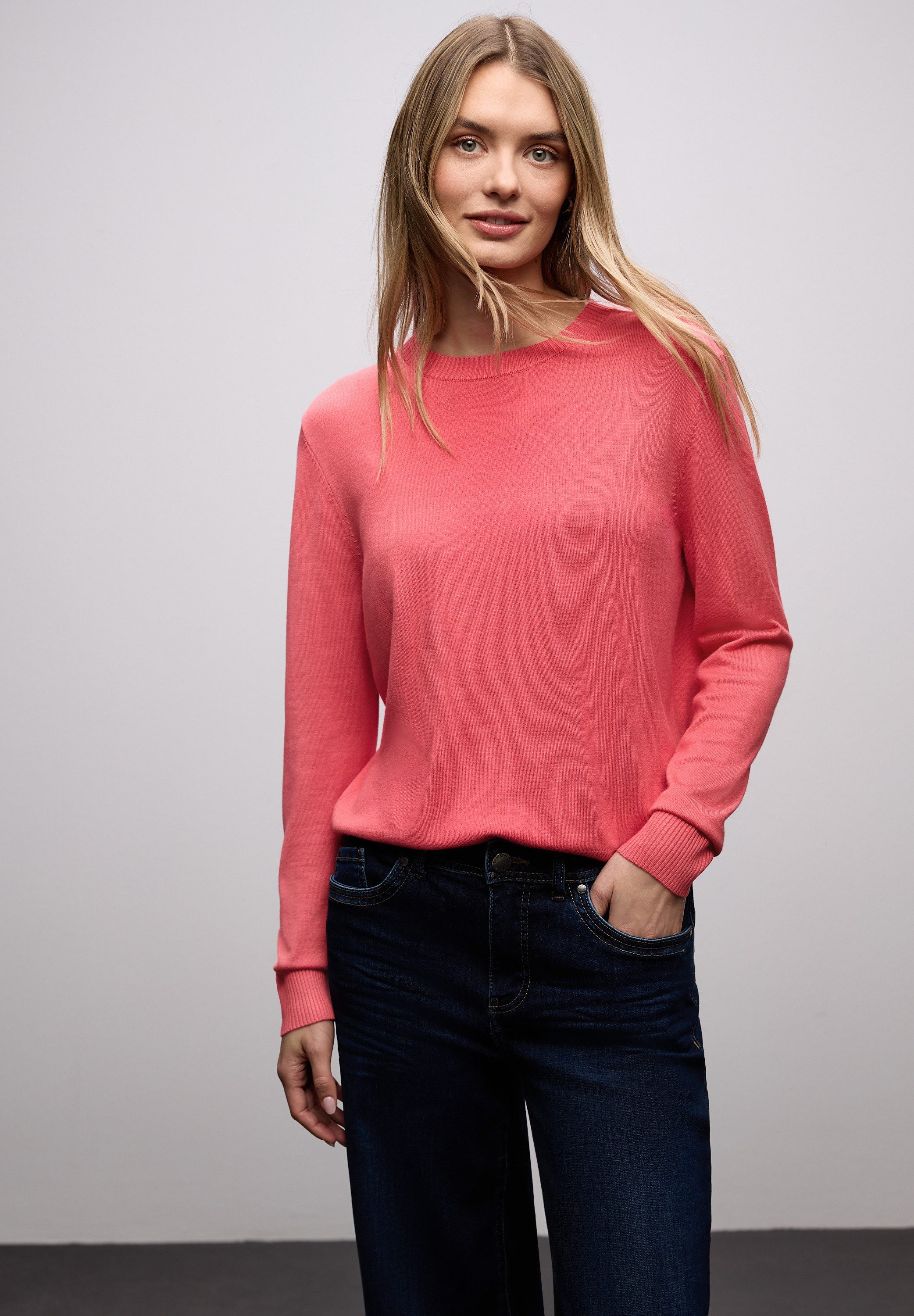 STREET ONE Strickpullover aus Viskosemix günstig online kaufen
