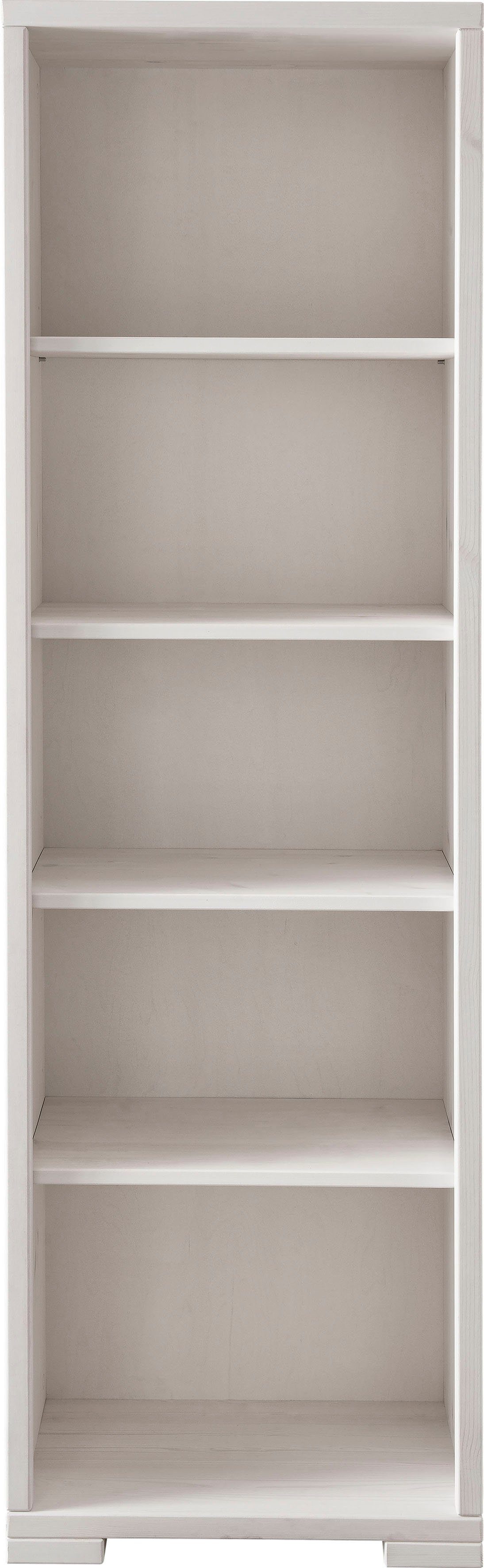 Lüttenhütt Kinderregal Vita, Standregal, Bücherregal, Regal Kiefer massiv Höhe 178 cm weiß | weiß