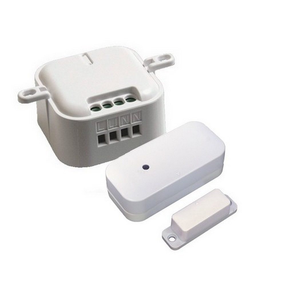 DIW-Funk Funk-Empfangsmodul EINBAU Funk Abluftsteuerung, Intertechno CMR-2000+Fensterkontakt, für Dunstabzugshaube, Innenbereich, E-Anschluss nur durch Elektriker-Verschlüsselung, Spar-Set, Komplett-Set, Einbaufunkempänger bis 2000W, erweiterbar mit DFM-2000