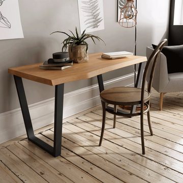 NOGGI - Home Decor Masters Tischbein 2 Tischbeine V-Form, 45/30x42 cm - schwarz - Sitzbank I Möbelkufen für Dein DIY Projekt