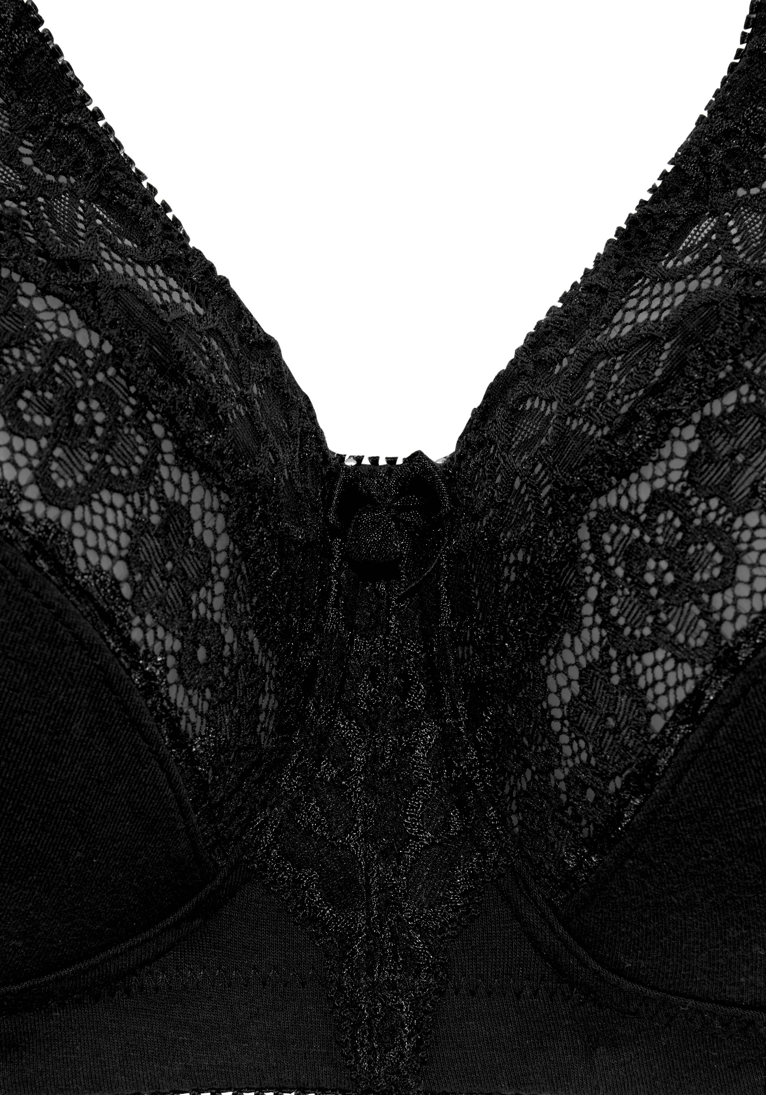 petite fleur Entlastungs-BH (2 Stück) ohne Bügel, Baumwollqualität, Packung