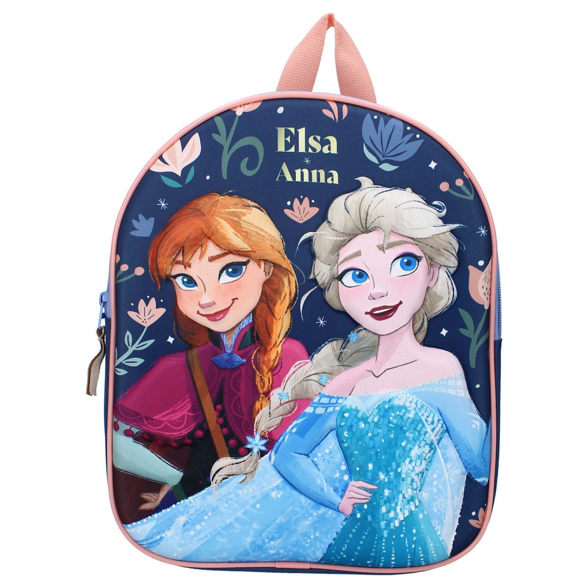 Vadobag Kinderrucksack Disney Frozen 3D Schulrucksack Mädchen Trolley-Ranzen