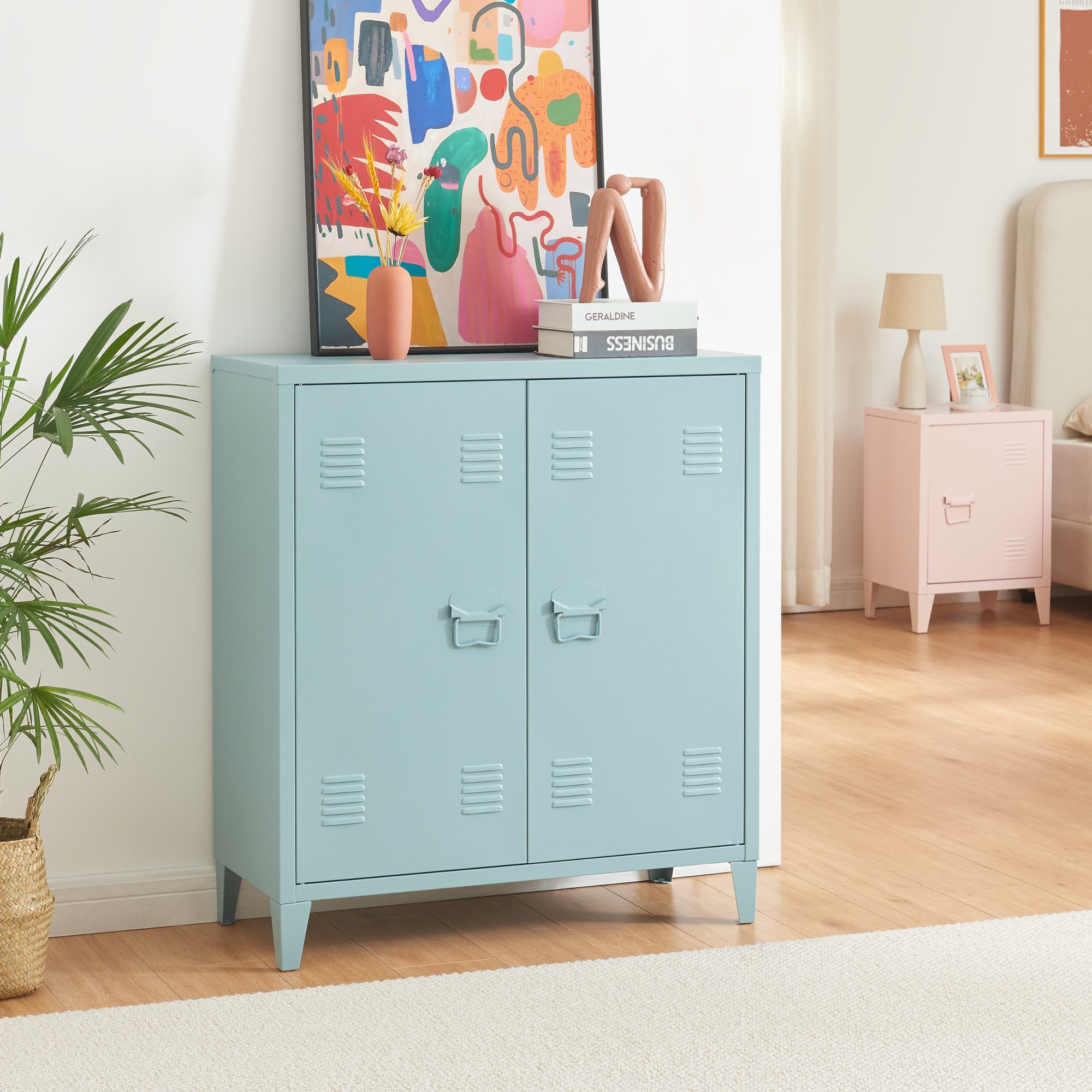 en.casa Aktenschrank »Oripää« mit 2 Türen günstig online kaufen