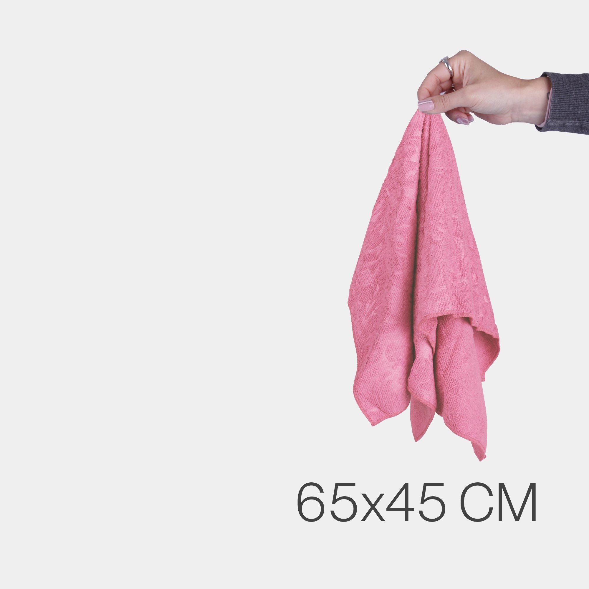 Bestlivings 20315 Geschirrtuch - Hoch Tief Struktur Mikrofasertuch (88% Polyester 12% Polyamid, 45x65 cm, 2-tlg., Microfasertuch Handtuch - Reinigungstuch - hochwertig 220g/m² Qualität)