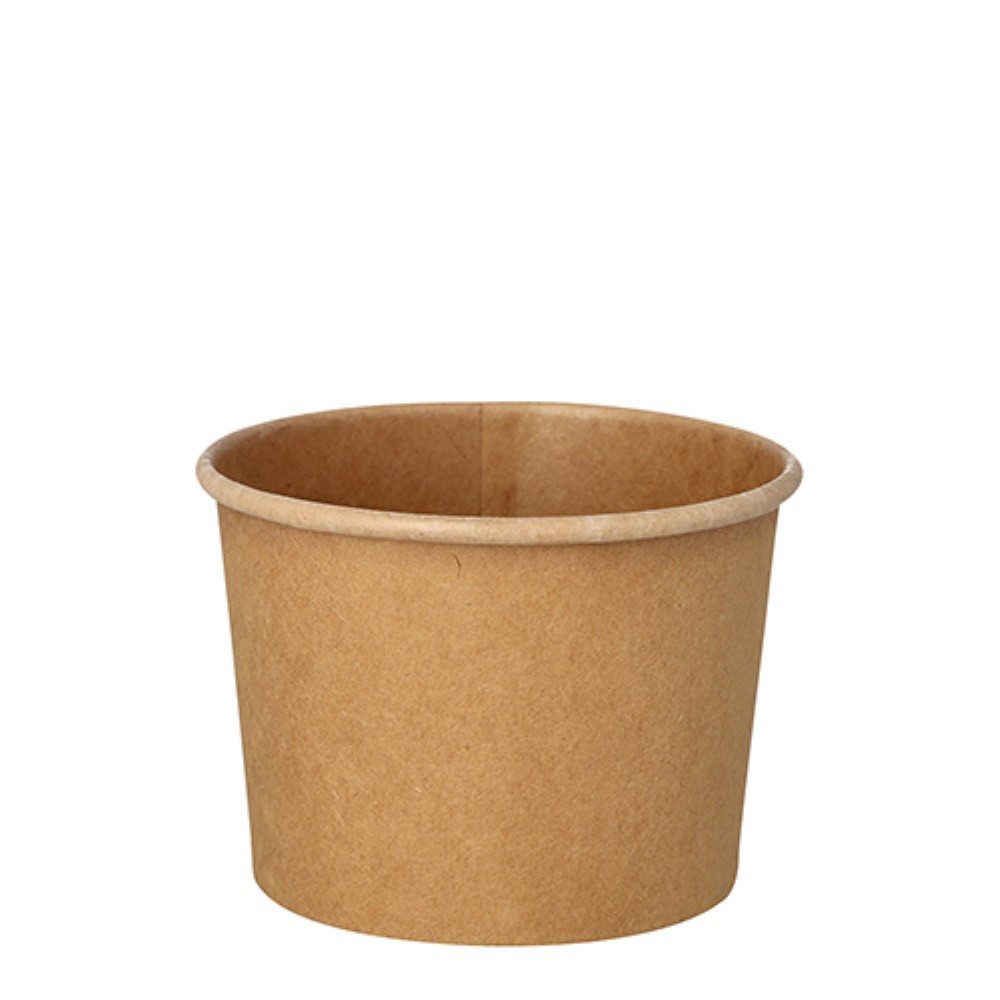 PAPSTAR Einwegbecher 25 Suppenbecher, Pappe 350 ml Ø 9,8 cm · 7 cm braun