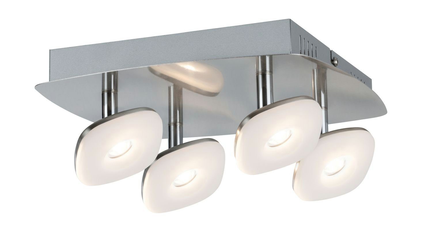 Paulmann Deckenleuchten Paulmann Spotlight Squarelense 4x3,2W günstig online kaufen