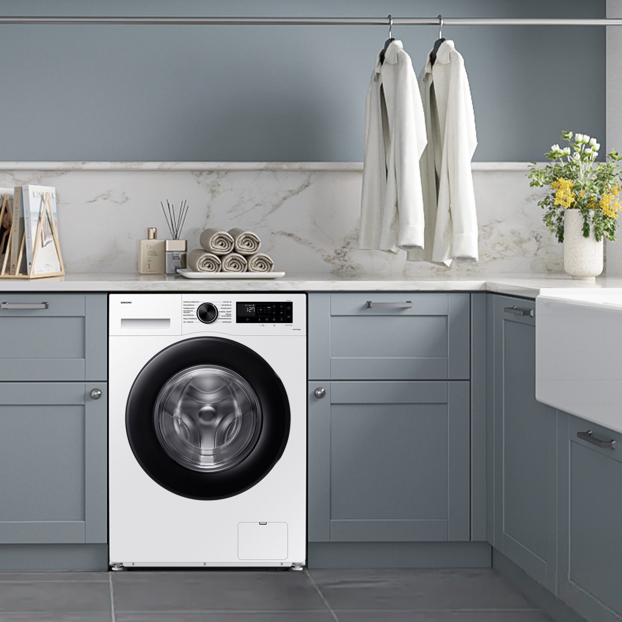 Samsung Waschmaschine WW5000C WW9A-10W, 9 kg, 1400 U/min