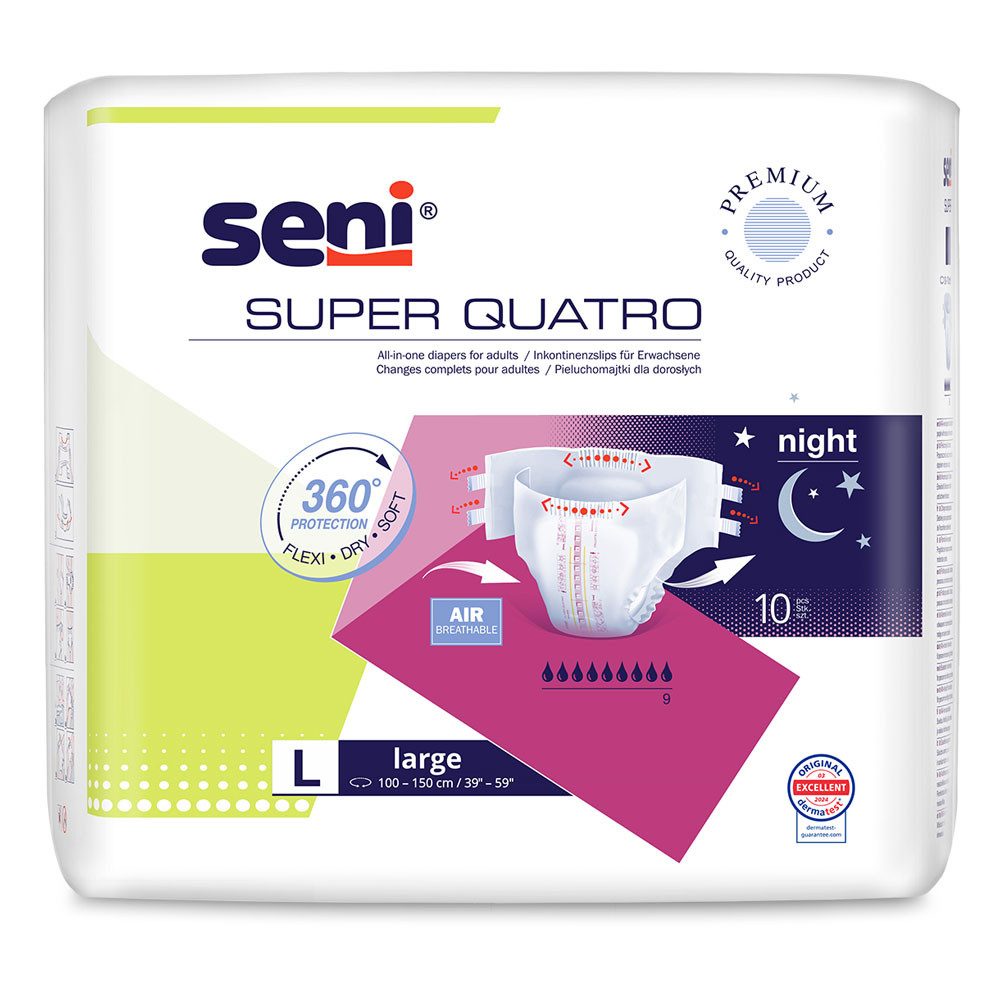 seni Inkontinenz-Pants Seni Super Quatro Night Large (1x10 Stück)
