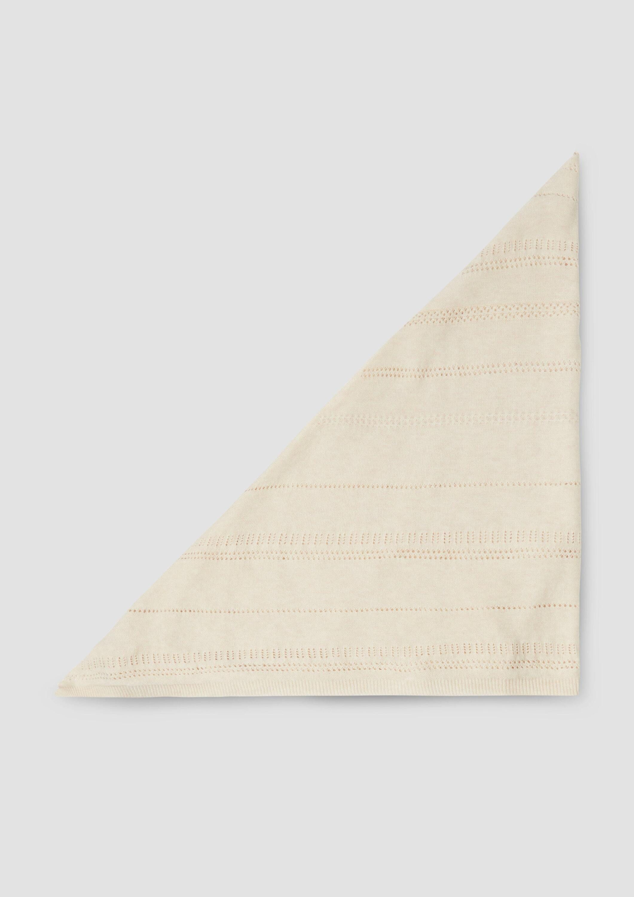 s.Oliver Schal Schal, Quadratischer Schal aus Baumwolle-Viskose-Mix mit Orn günstig online kaufen