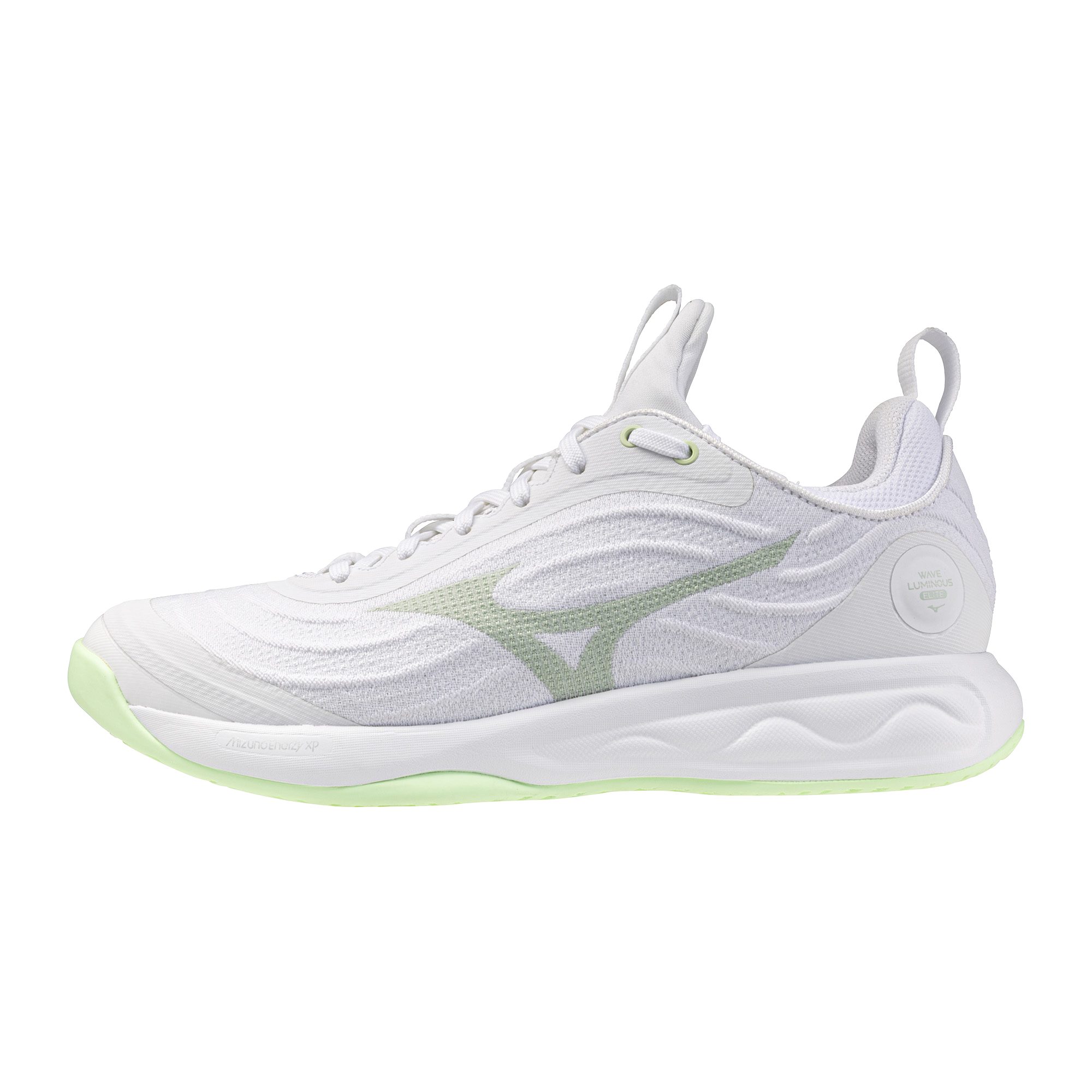 Mizuno WAVE LUMINOUS ELITE(W) White/Aqua Gray/Ambrosia Hallenschuh