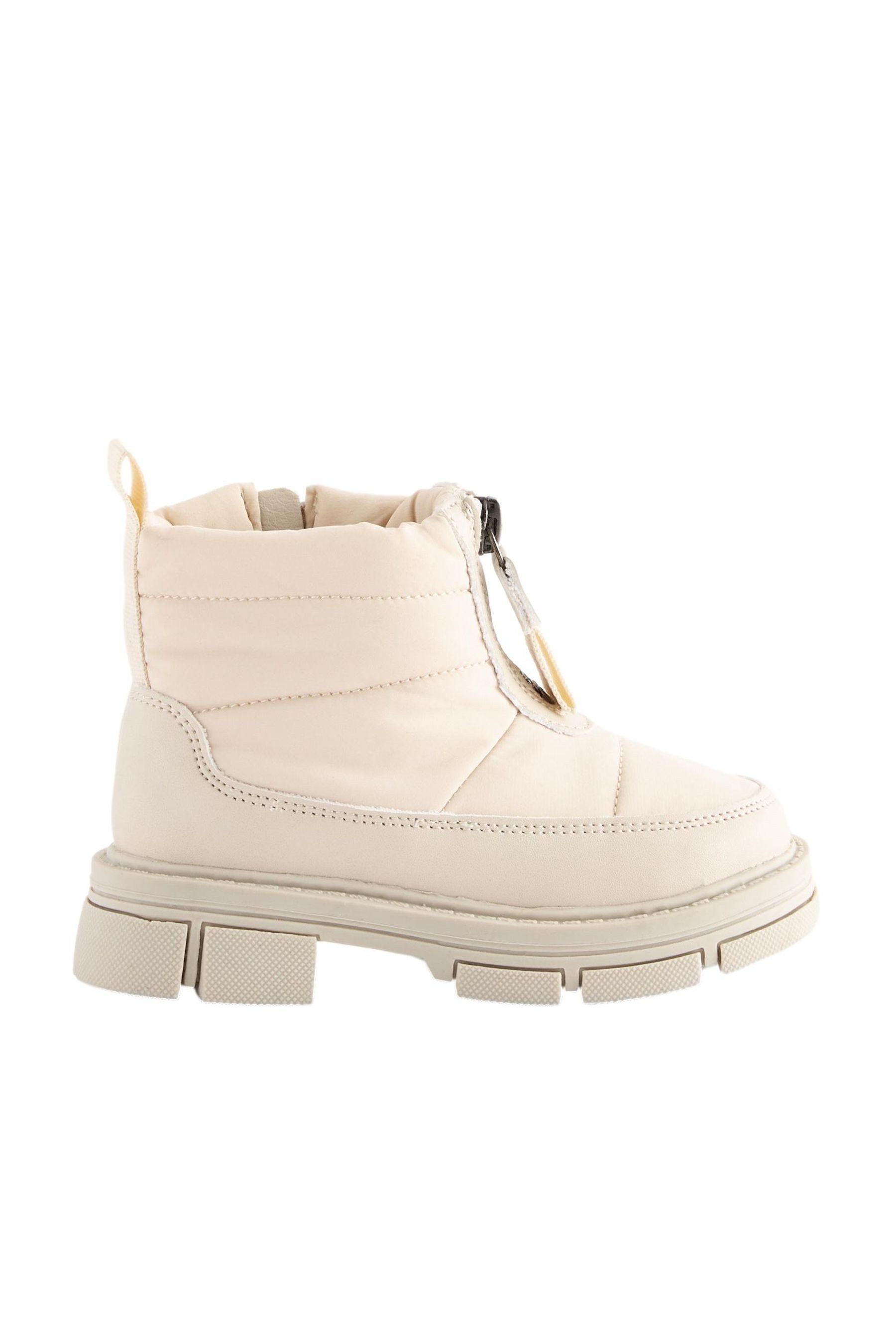 Next Klobige Steppstiefel mit Frontreißverschluss Winterstiefel günstig online kaufen