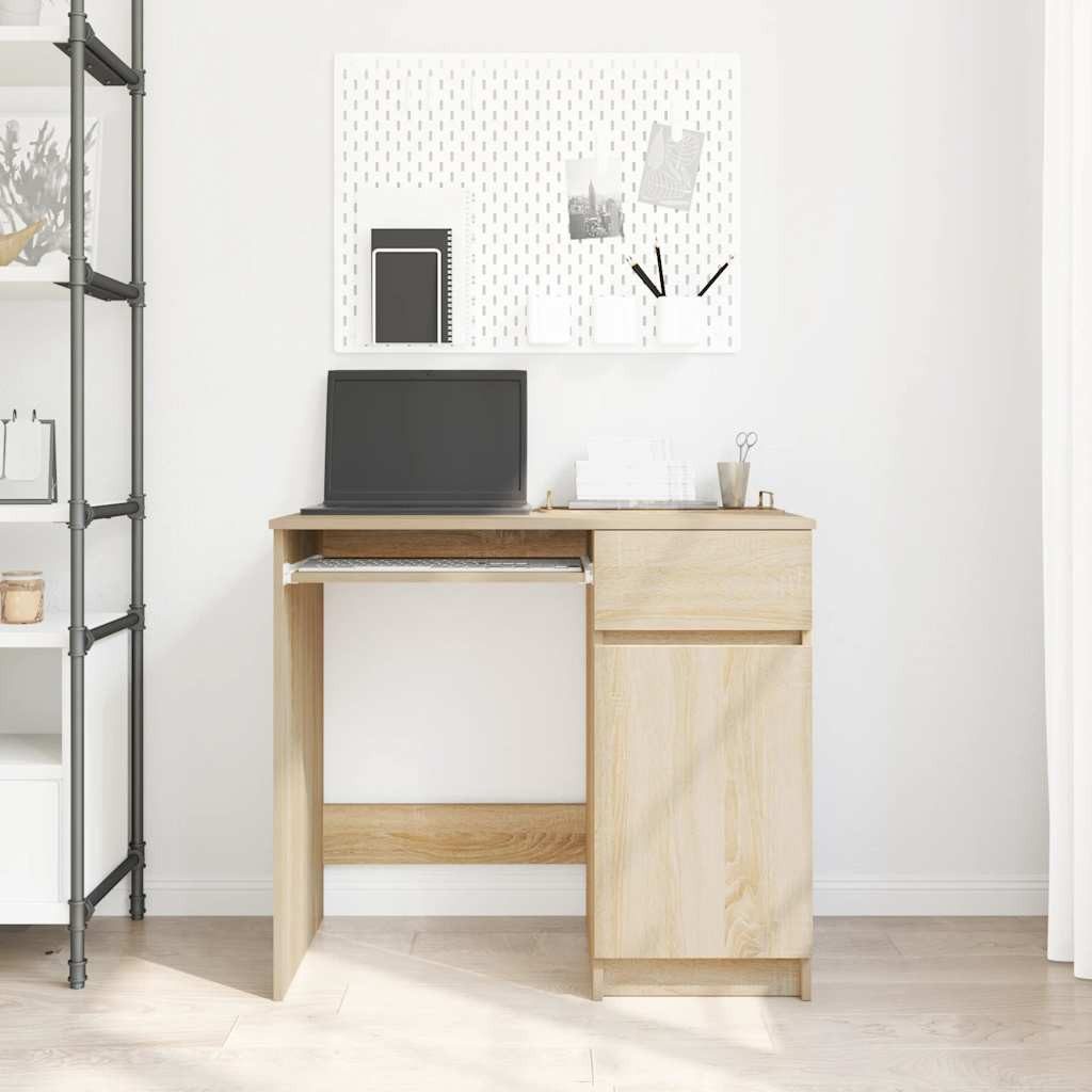vidaXL Schreibtisch Schreibtisch Sonoma-Eiche 86x49x76 cm günstig online kaufen