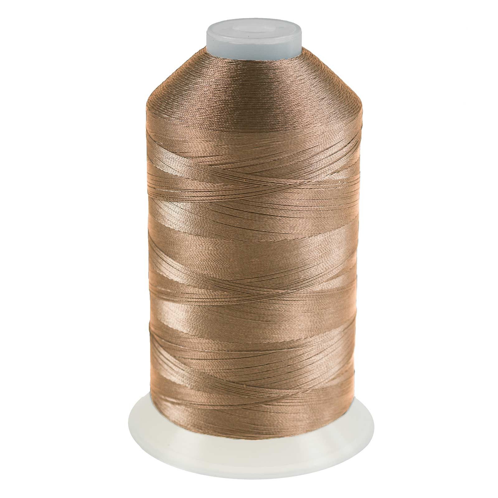 maDDma 3000m Nähgarn Polyester 210D/3 Nähgarn, 3000 m, A675 hellbraun
