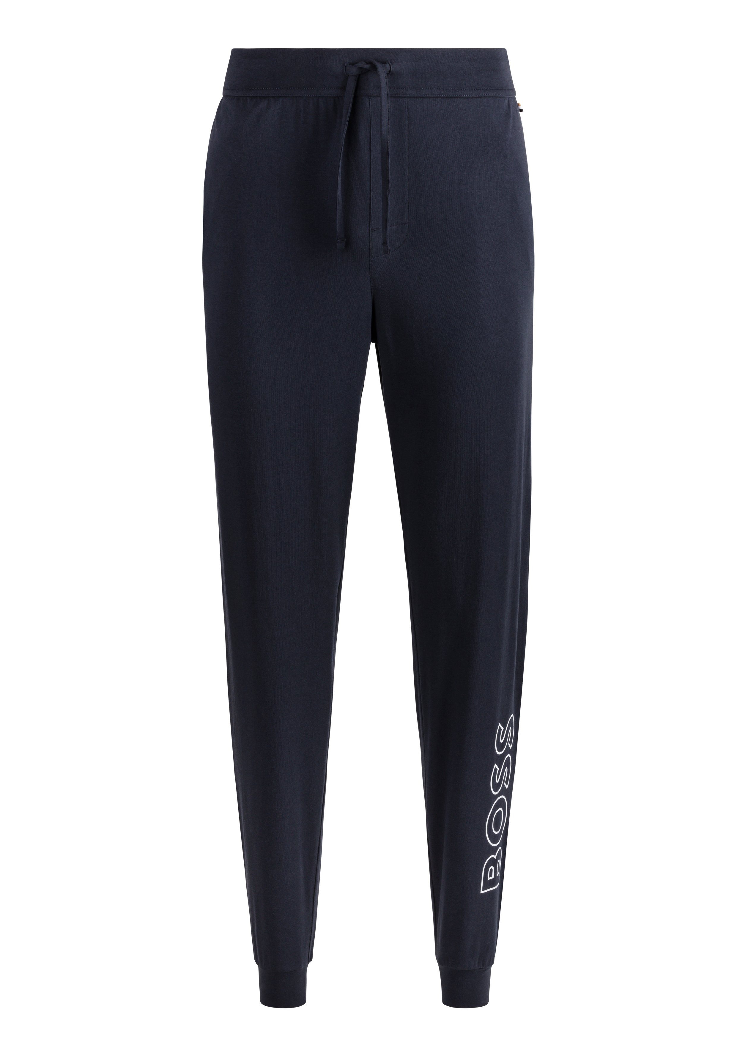 BOSS Schlafhose 403 Seitentaschen dark blue praktischen mit