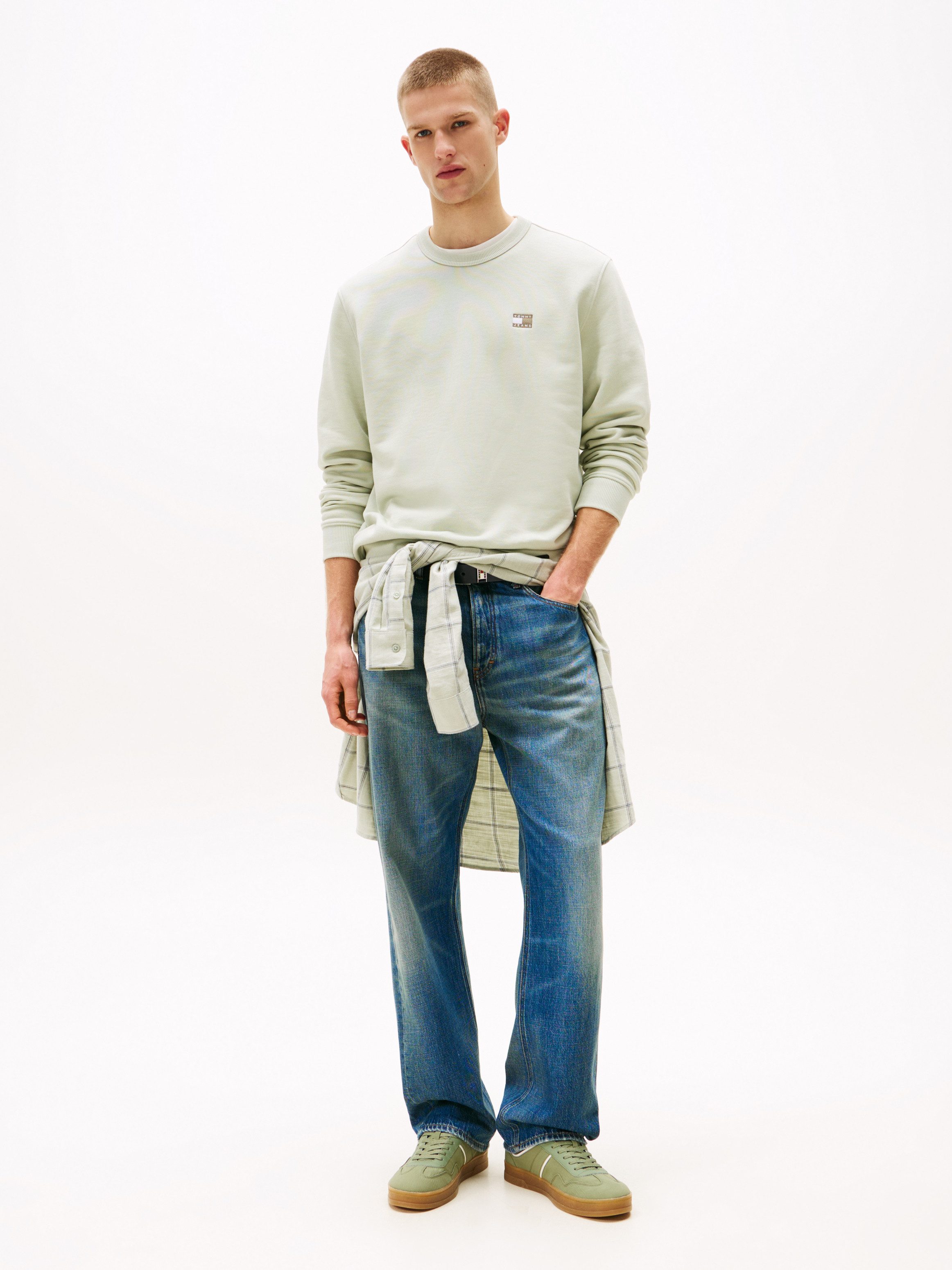 Tommy Jeans Sweatshirt TJM REG BADGE CREW EXT Mit Rundhalsausschnitt günstig online kaufen