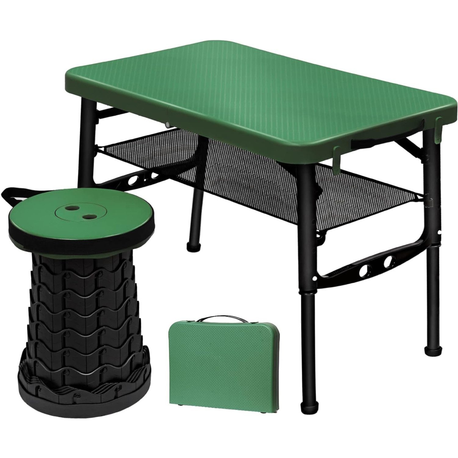SURFOU Tabletttisch Klapptisch Balkontisch Klapphocker Tapeziertisch günstig online kaufen