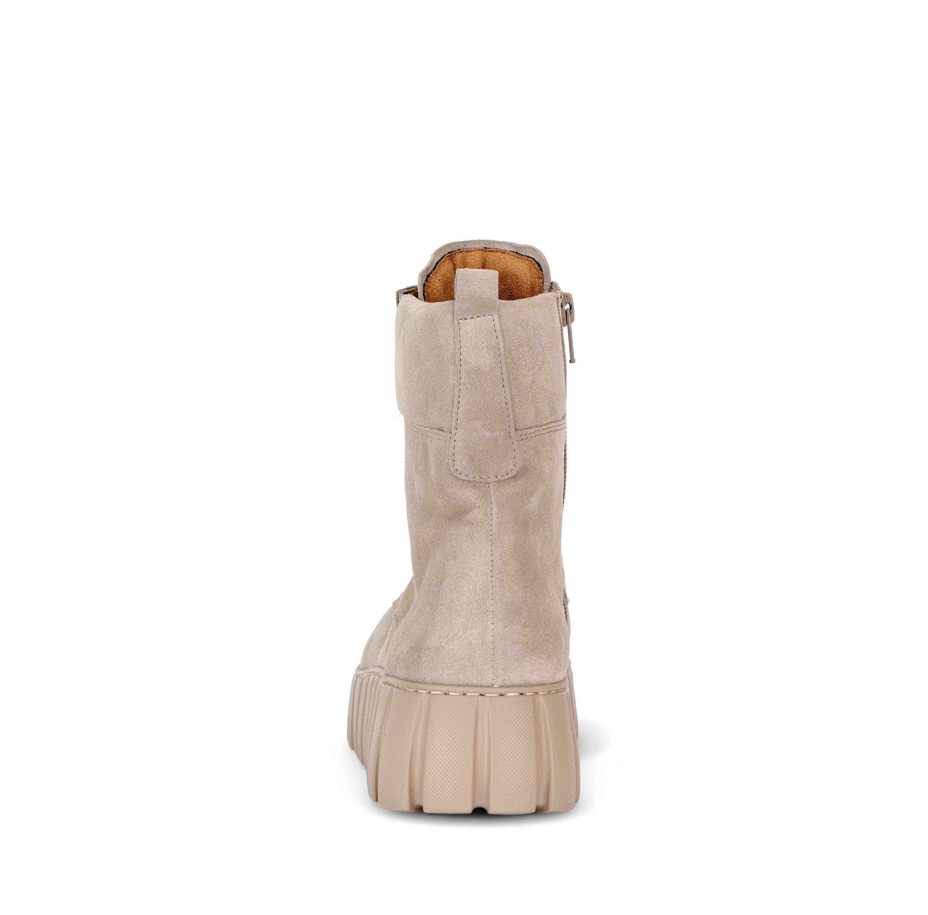 Gabor Schnürboots Plateau, Herbstboots mit gepolstertem Schaftrand, G-Weite