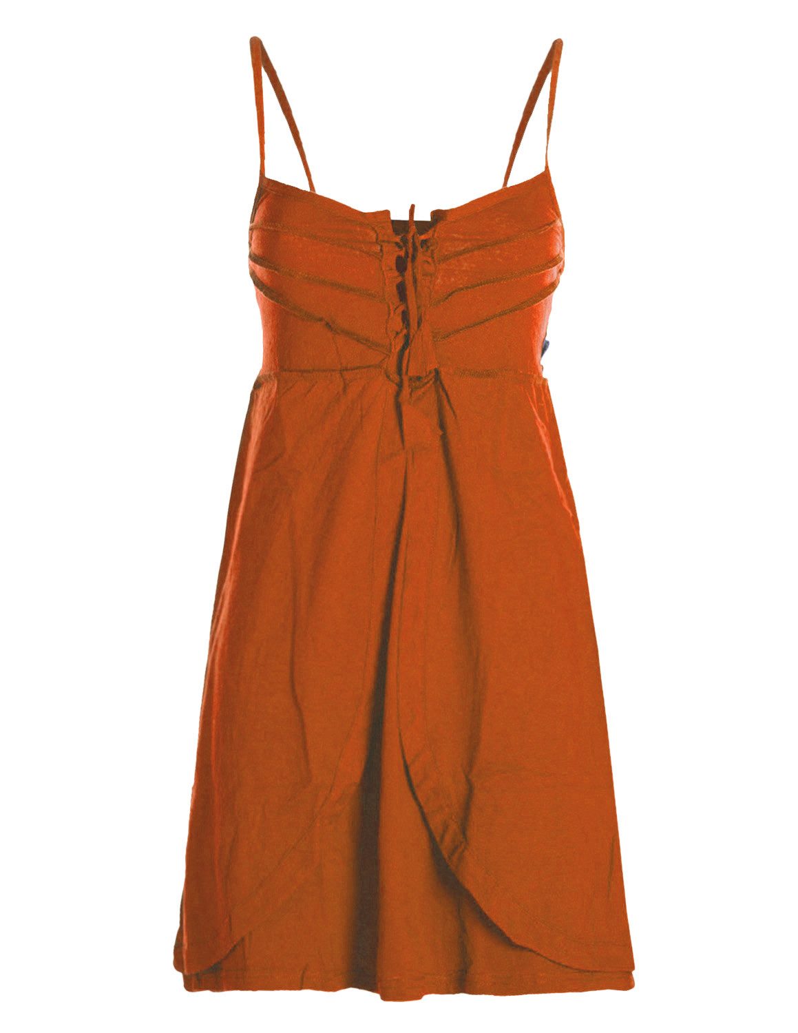 Vishes Sommerkleid Damen Babydoll-Kleid Tunika-Kleid Sommerkleid verstellbare Träger Hippie, Elfen Sytyle