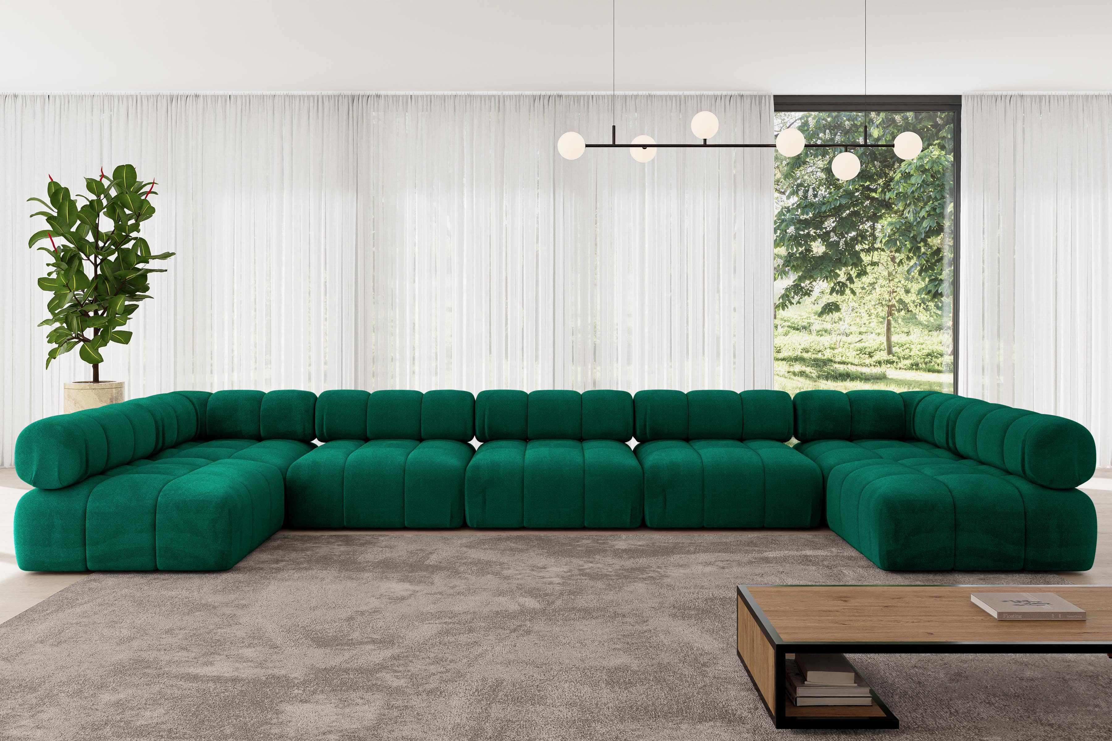 ALTDECOR Wohnlandschaft Garvo-U3, Corner Sofa U-Form günstig online kaufen