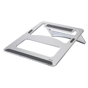 Hama Notebook Stand "Aluminium", Silber Laptop-Ständer, (bis 15,4 Zoll)