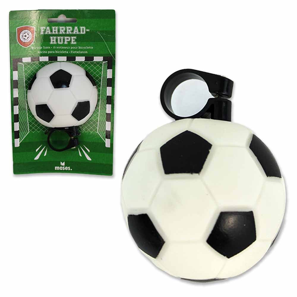 BEMIRO Fahrradklingel Fußball Fahrradhupe zum Knautschen - ca. 12 cm, (1-tlg)