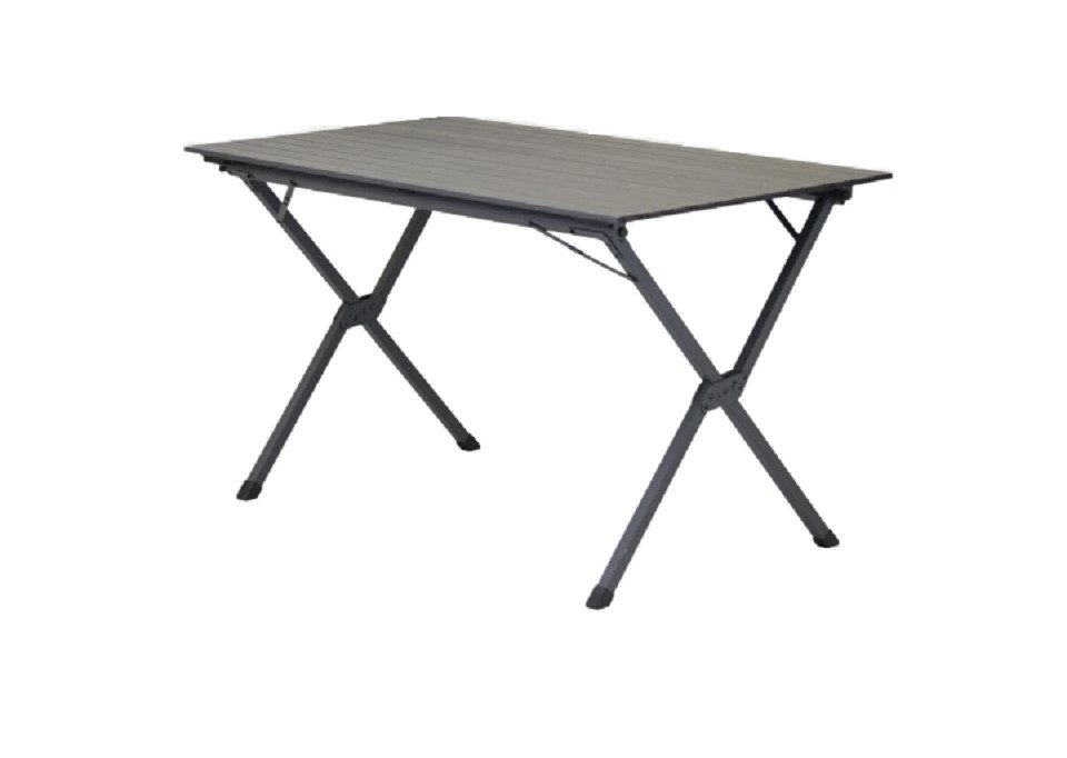 Portal Outdoor Campingtisch Klapptisch Falttisch Hawaii Gartentisch Rolltisch Alu 120 x 70 cm (Spar-Set, 1-St., inkl. Transporttasche), platzsparend klappbar und absolut wetterfest