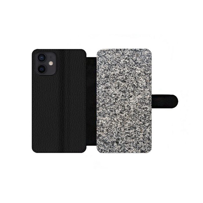 MuchoWow Handyhülle Granit - Industriell - Design - Grau Handyhülle Telefonhülle Apple iPhone 12