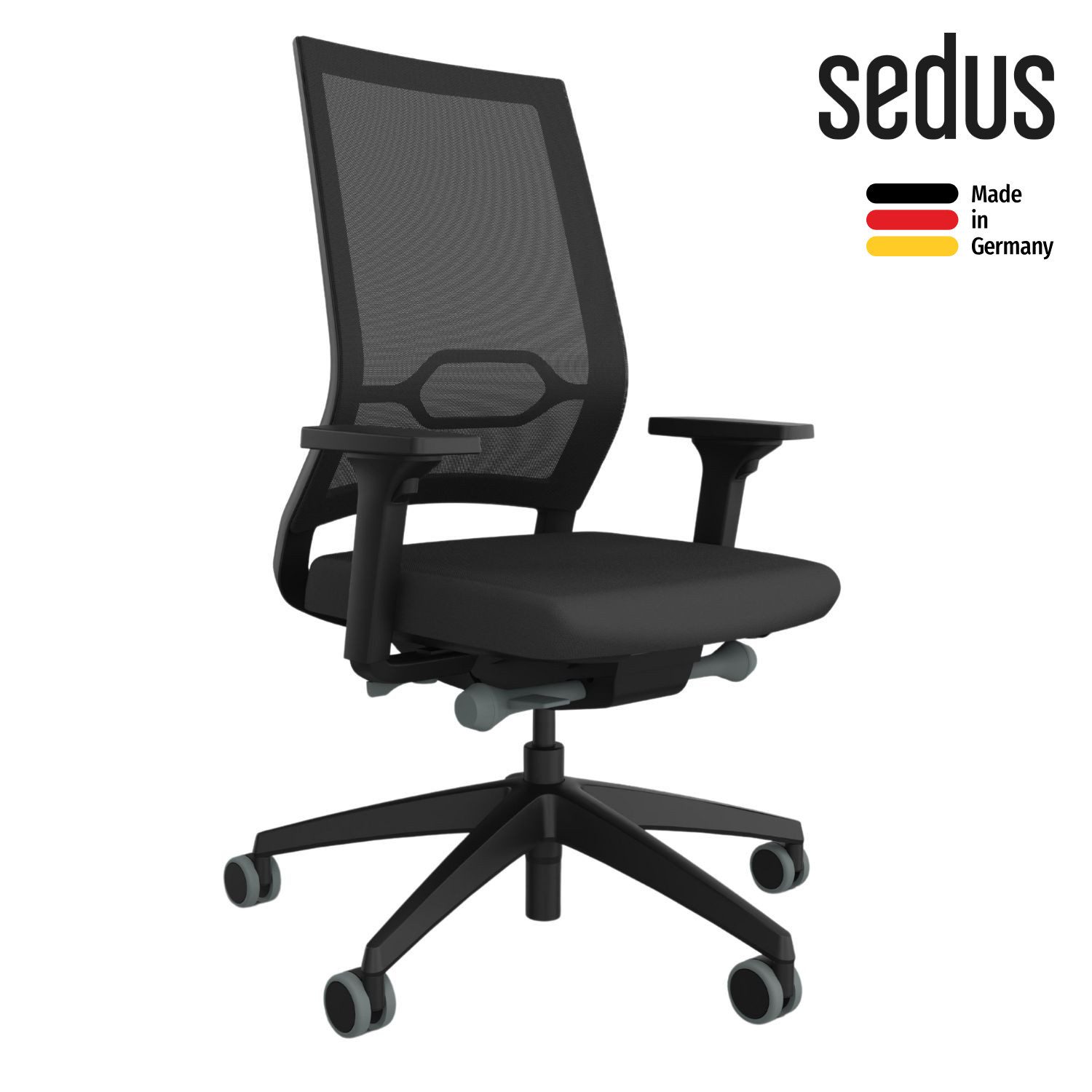 sedus Bürostuhl quarterback 2 Membran (Made in Germany, 5 Jahre Garantie), ergonomischer Bürostuhl mit Synchronmechanik