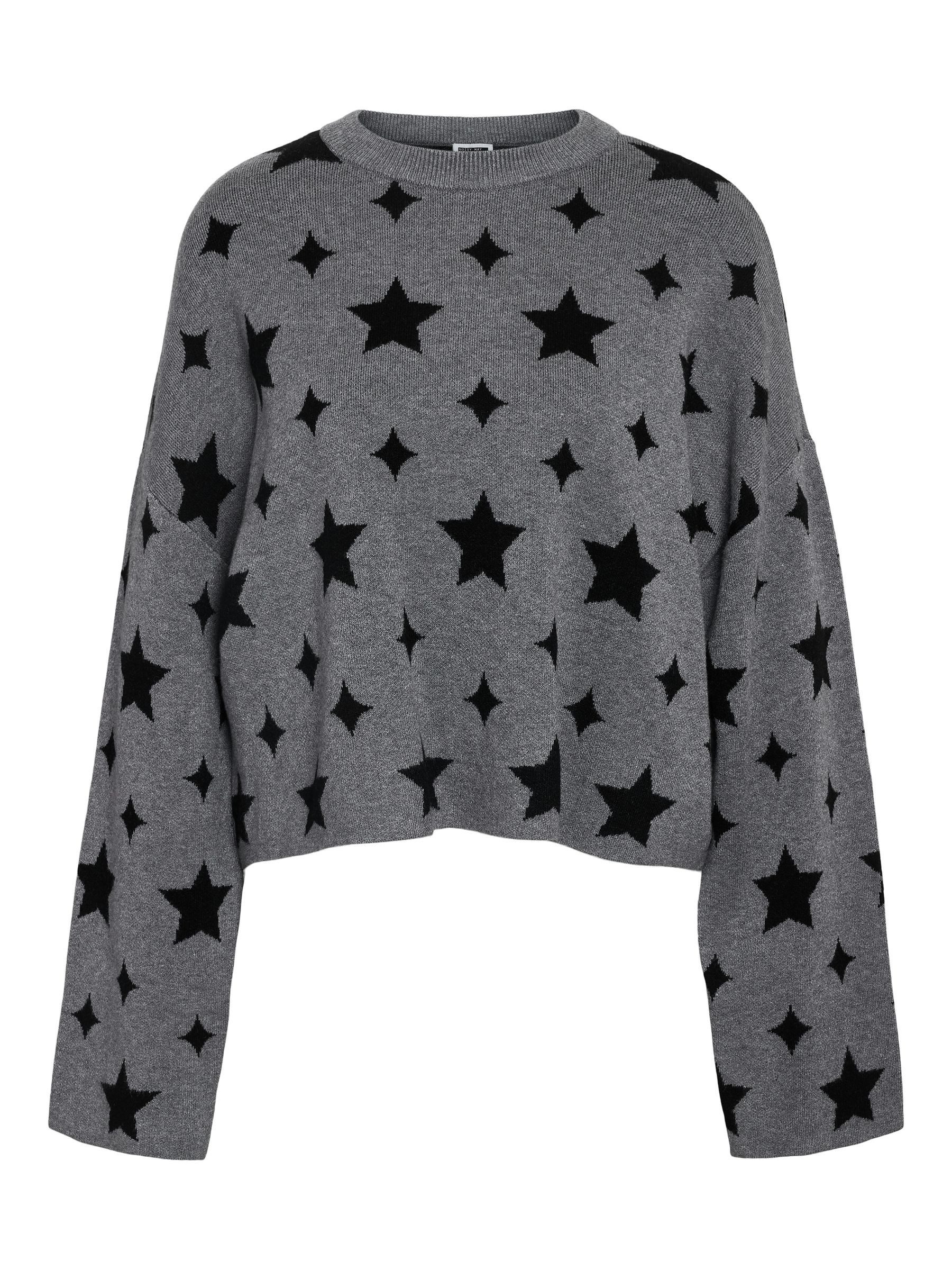 Noisy may Strickpullover Weiter Schnitt und auffälliges Design (1-tlg) NMSH günstig online kaufen