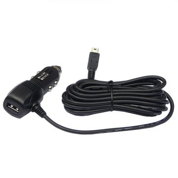 Bolwins G64C 3,5m KFZ Auto Ladegerät Adapter Kabel USB + mini USB 5pin GPS Autoladekabel