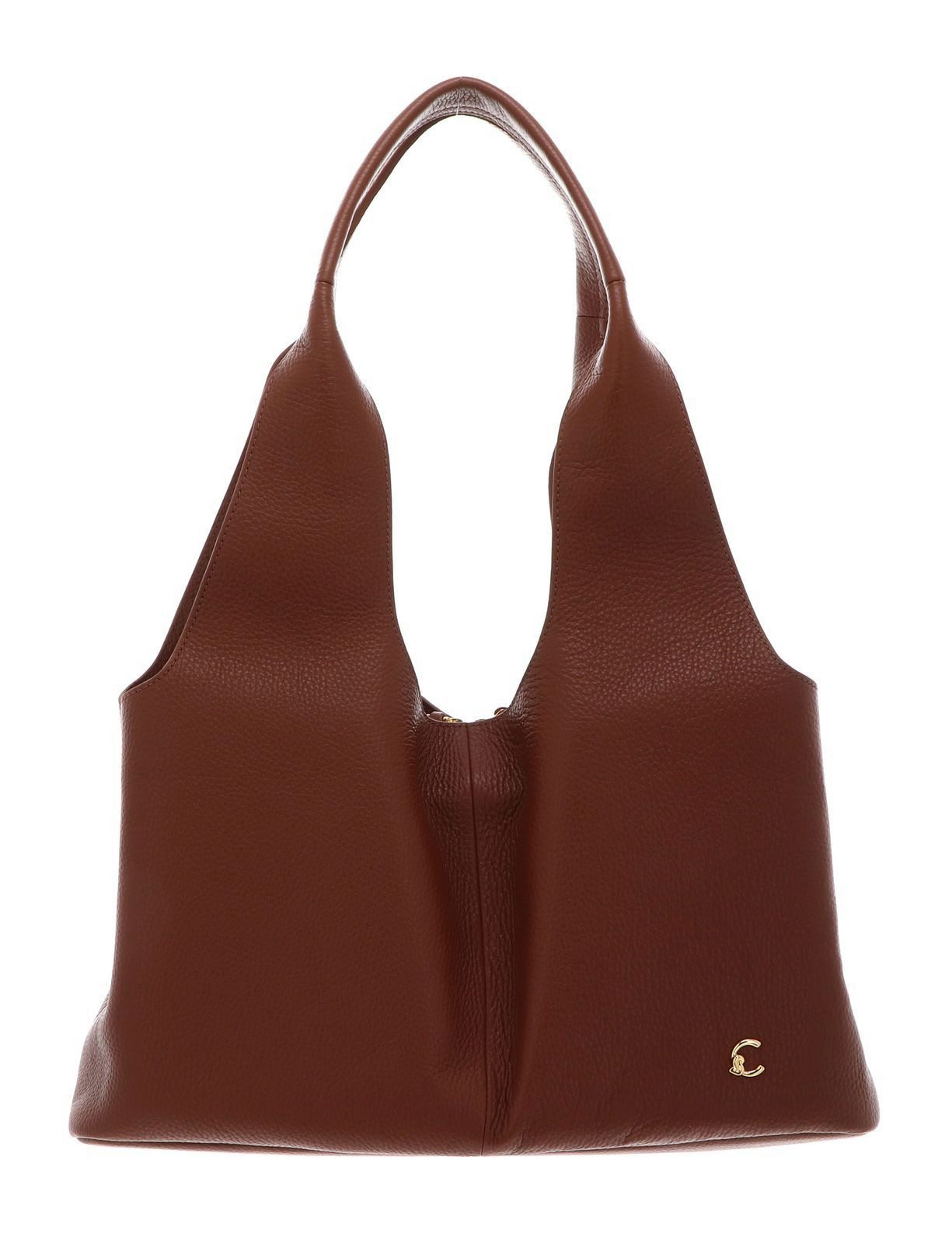 COCCINELLE Schultertasche Handbag Grained Leather, aus echtem Rindsleder