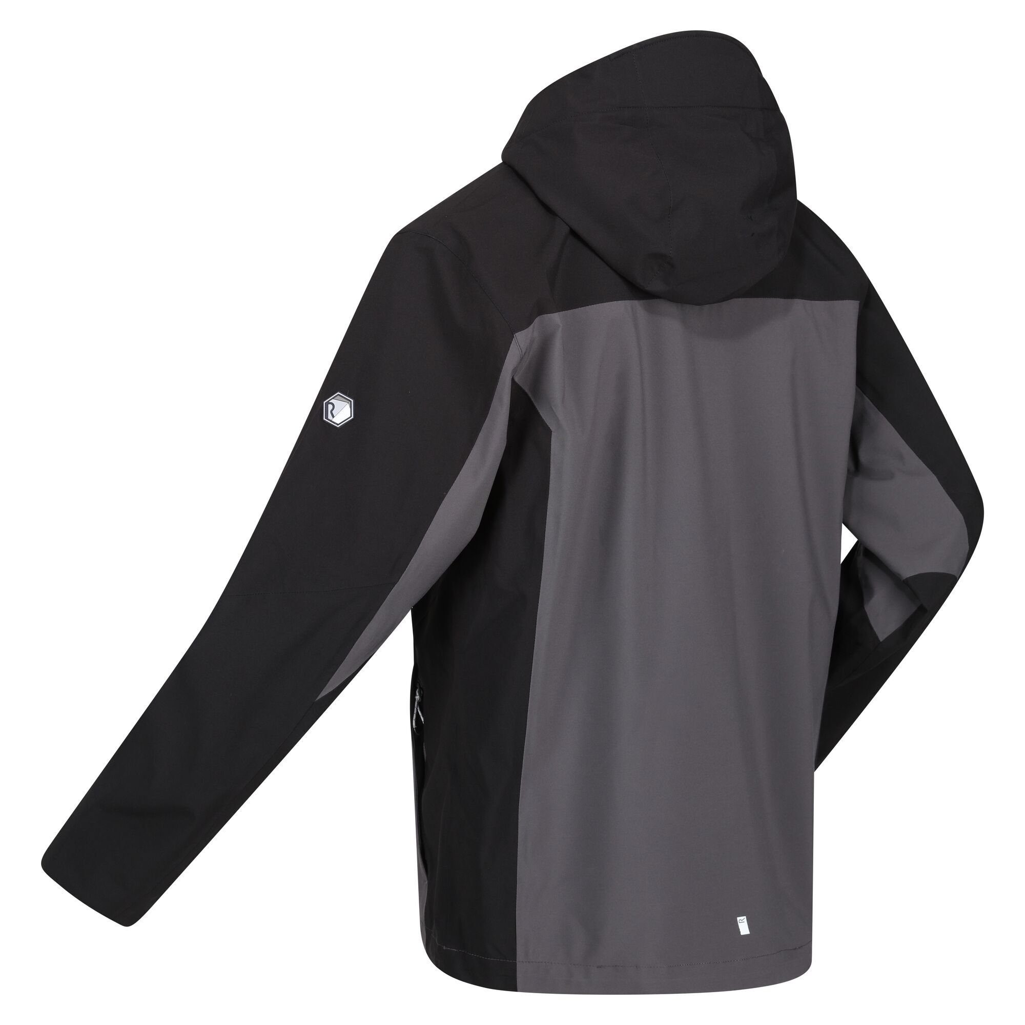 DkGrey/Black Kapuze Herren, für Outdoorjacke wasserdicht, Regatta Birchdale mit