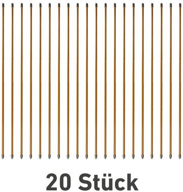 Windhager Rankhilfe Set, 20 St., Stahlpflanzstäbe in Bambusoptik, H: 150 cm