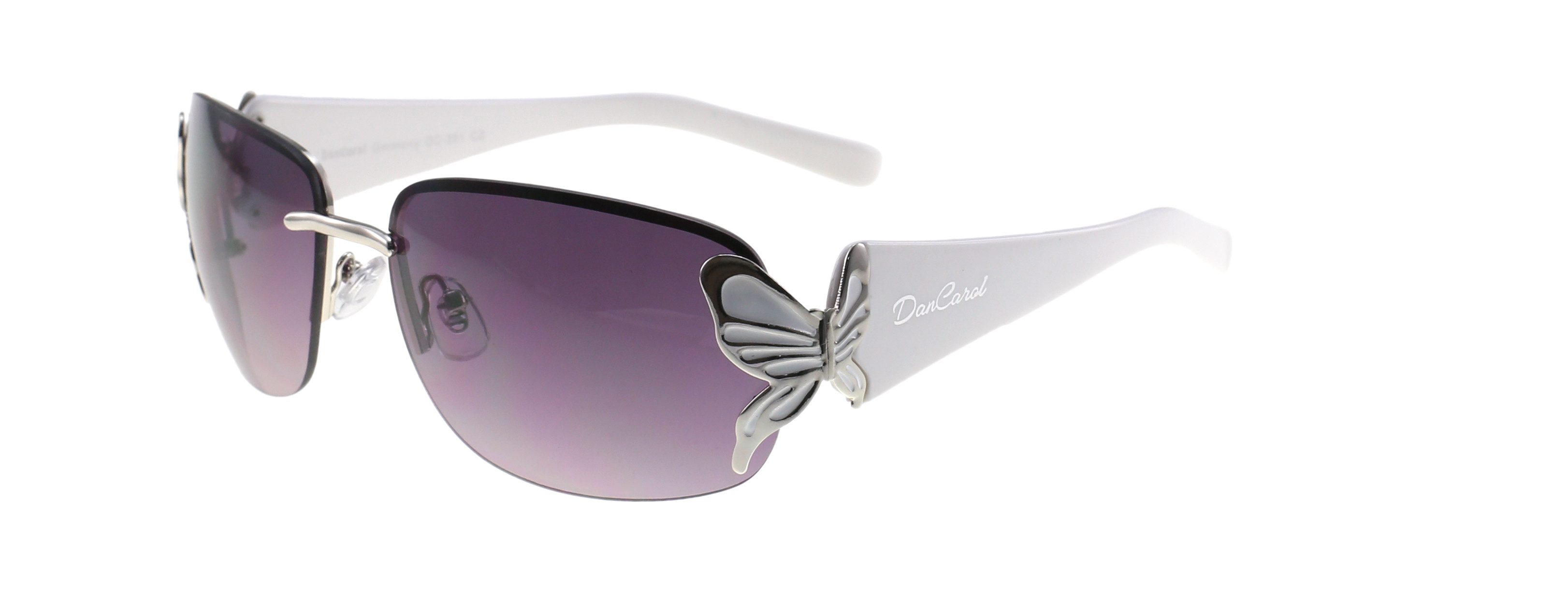 DanCarol Sonnenbrille DC-351-C1-Modische- Sonnenbrille für Damen stilvollem Schmetterling