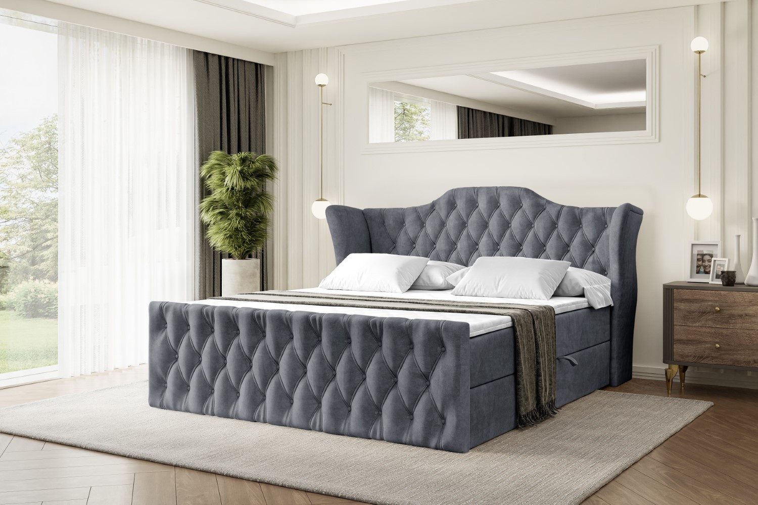 ALTDECOR Boxbett VILA-Z (Multipocket-Matratze H4, H3 günstig online kaufen