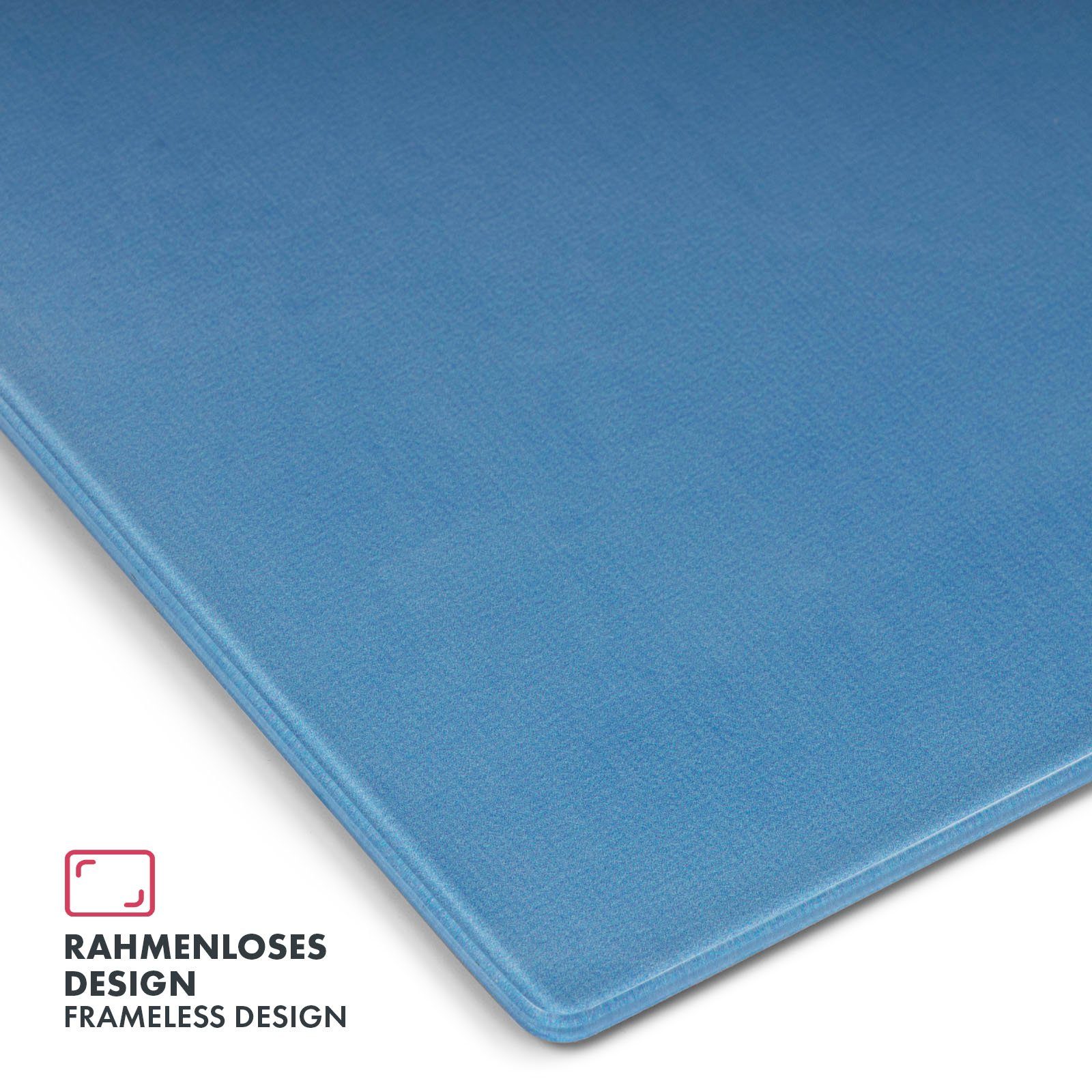 Inkl. Farben Karat Design-Glas-Memoboard, - Memoboard Größen & Blau Print & Montagematerial, Magnete Verschiedene