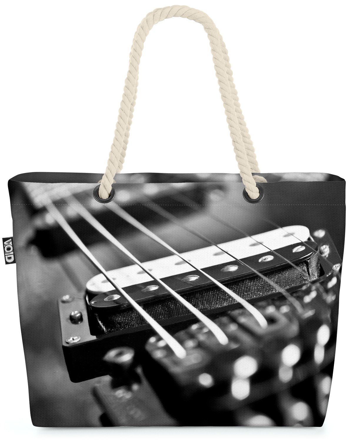 VOID Strandtasche (1-tlg), schnur fels musika instrumente Gitarren String musik Rockband gitarre